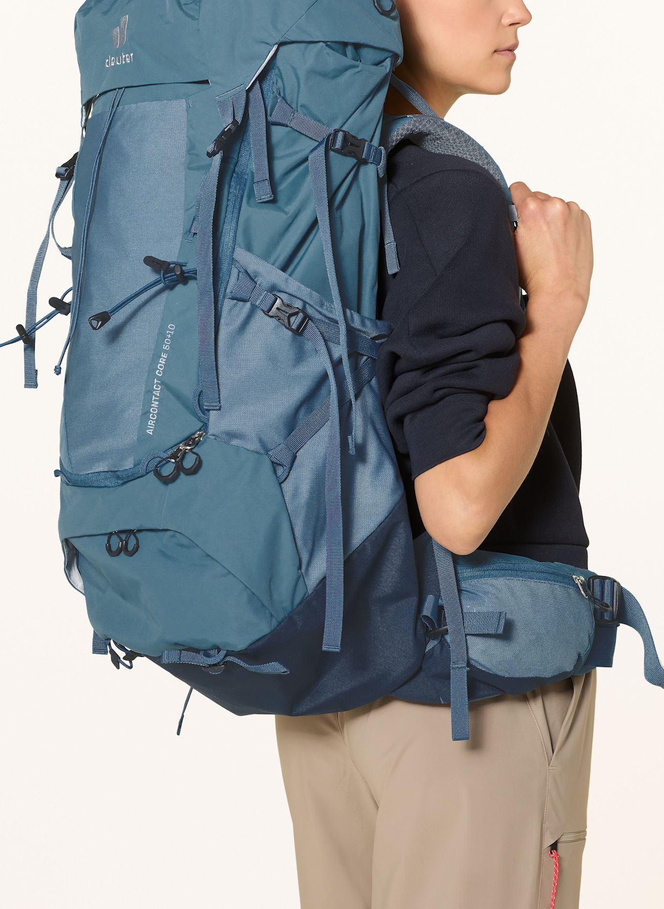 deuter Rucksack AIRCONTACT CORE 50+10 SL: PETROL
