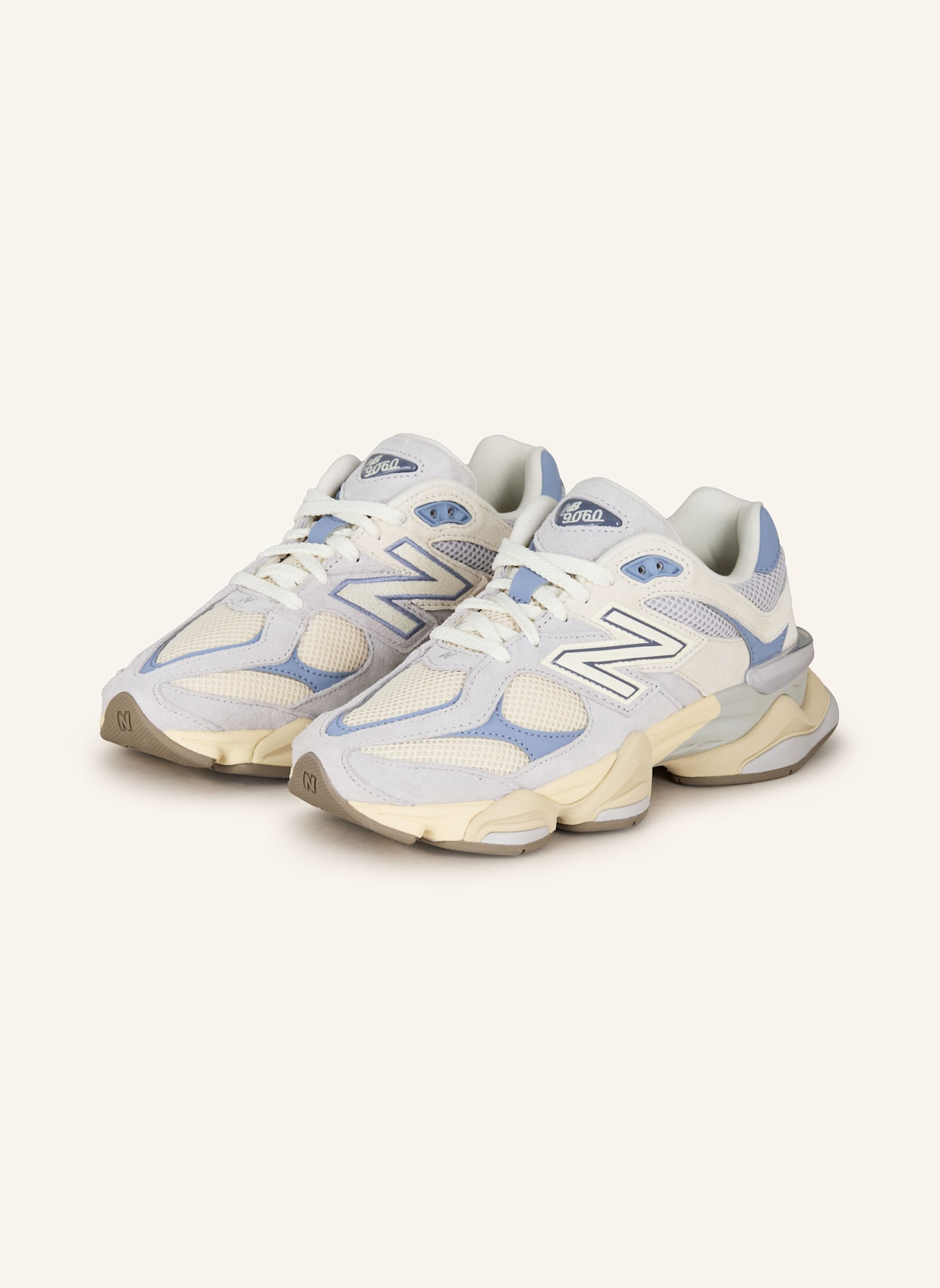 new balance Sneaker 9060: HELLGRAU / BLAUGRAU / ECRU