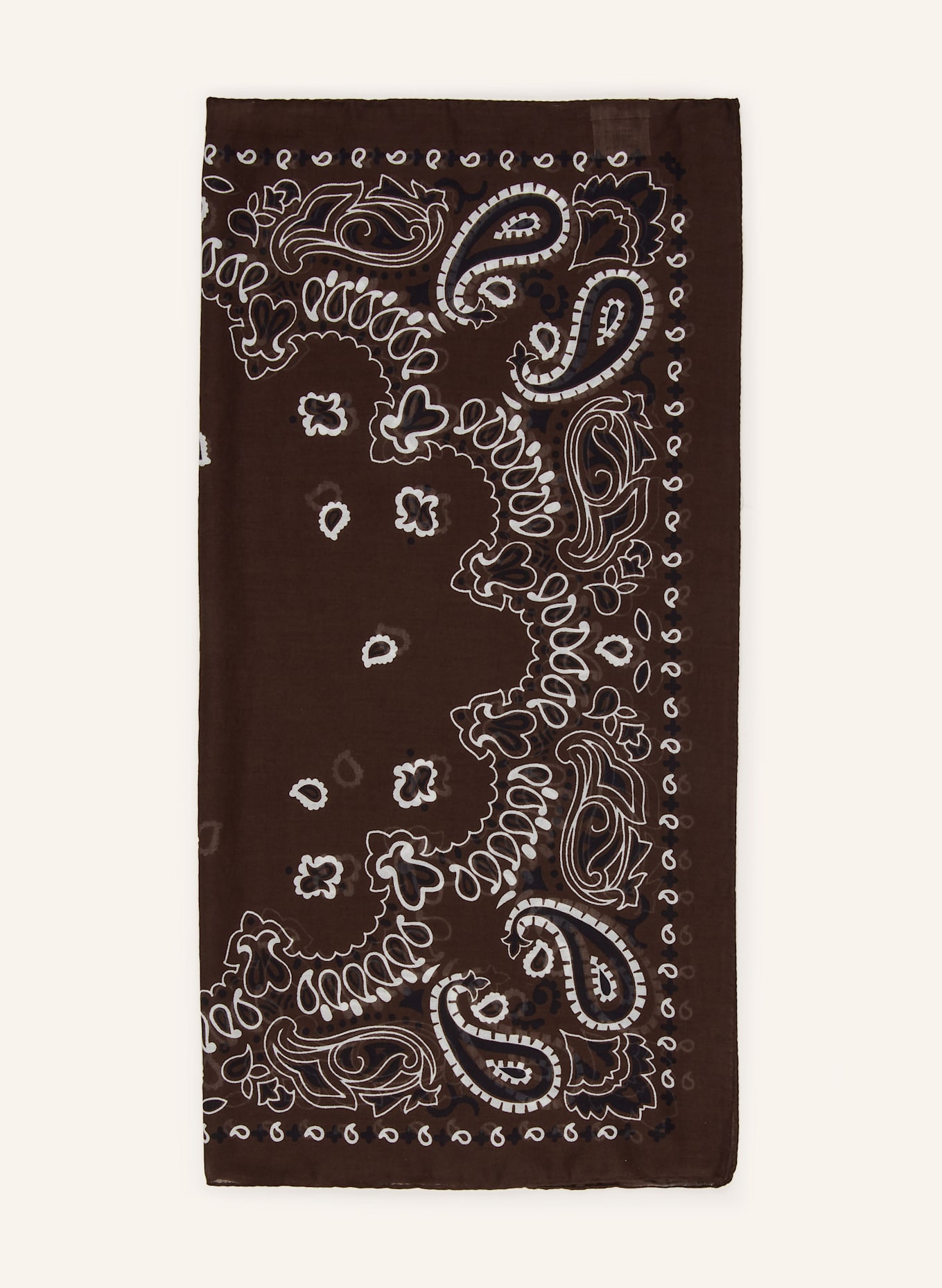 destin Tuch: DUNKELBRAUN / WEISS / SCHWARZ