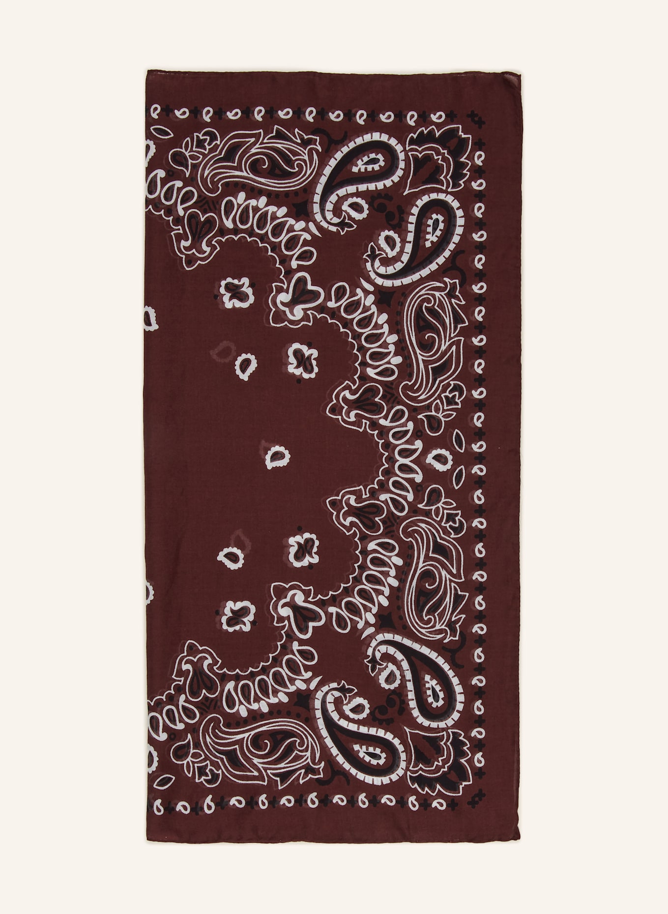 destin Tuch: DUNKELROT / SCHWARZ / WEISS