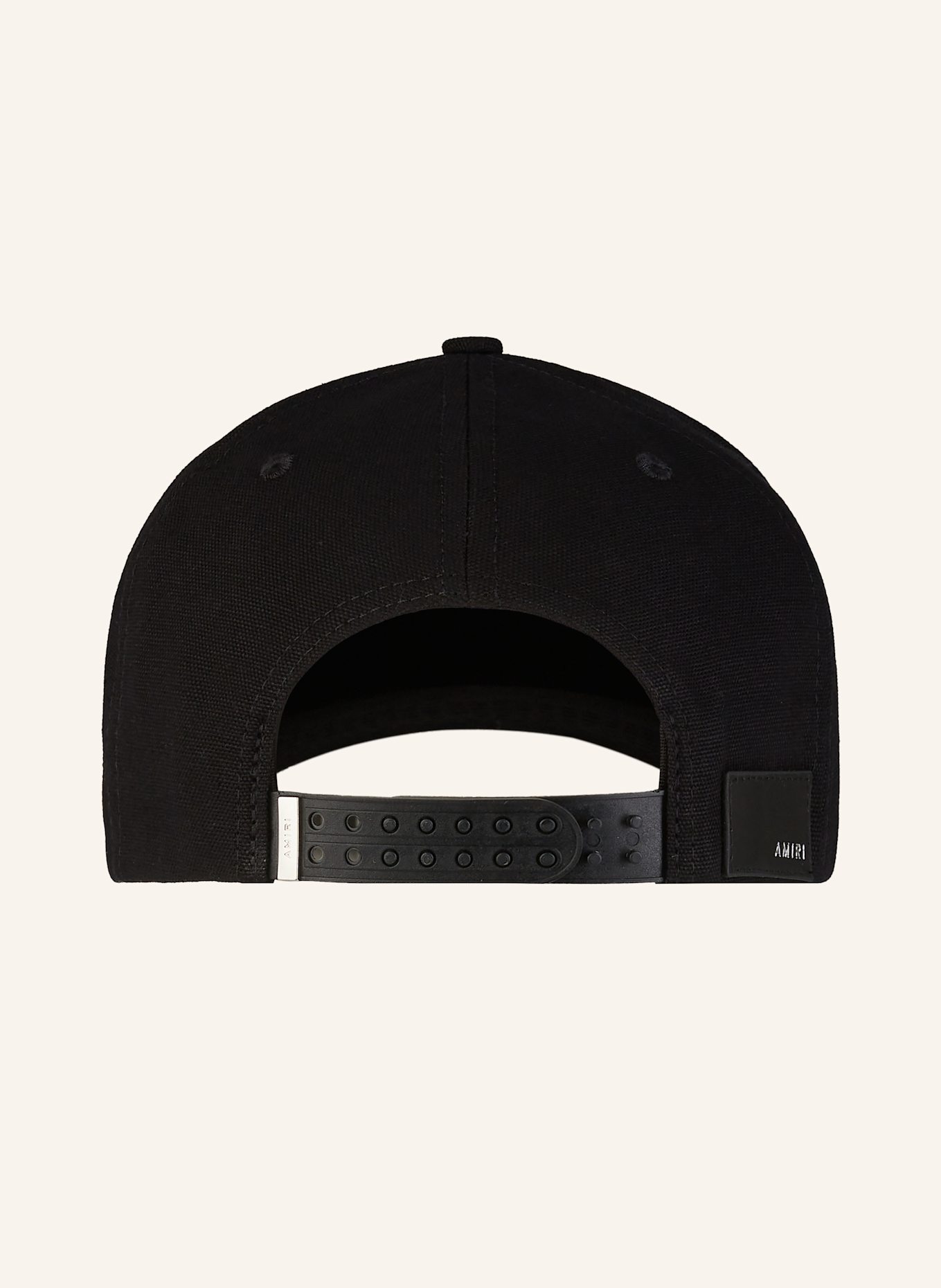 AMIRI Czapka z daszkiem MA OUTLINE: CZARNY / JASNONIEBIESKI