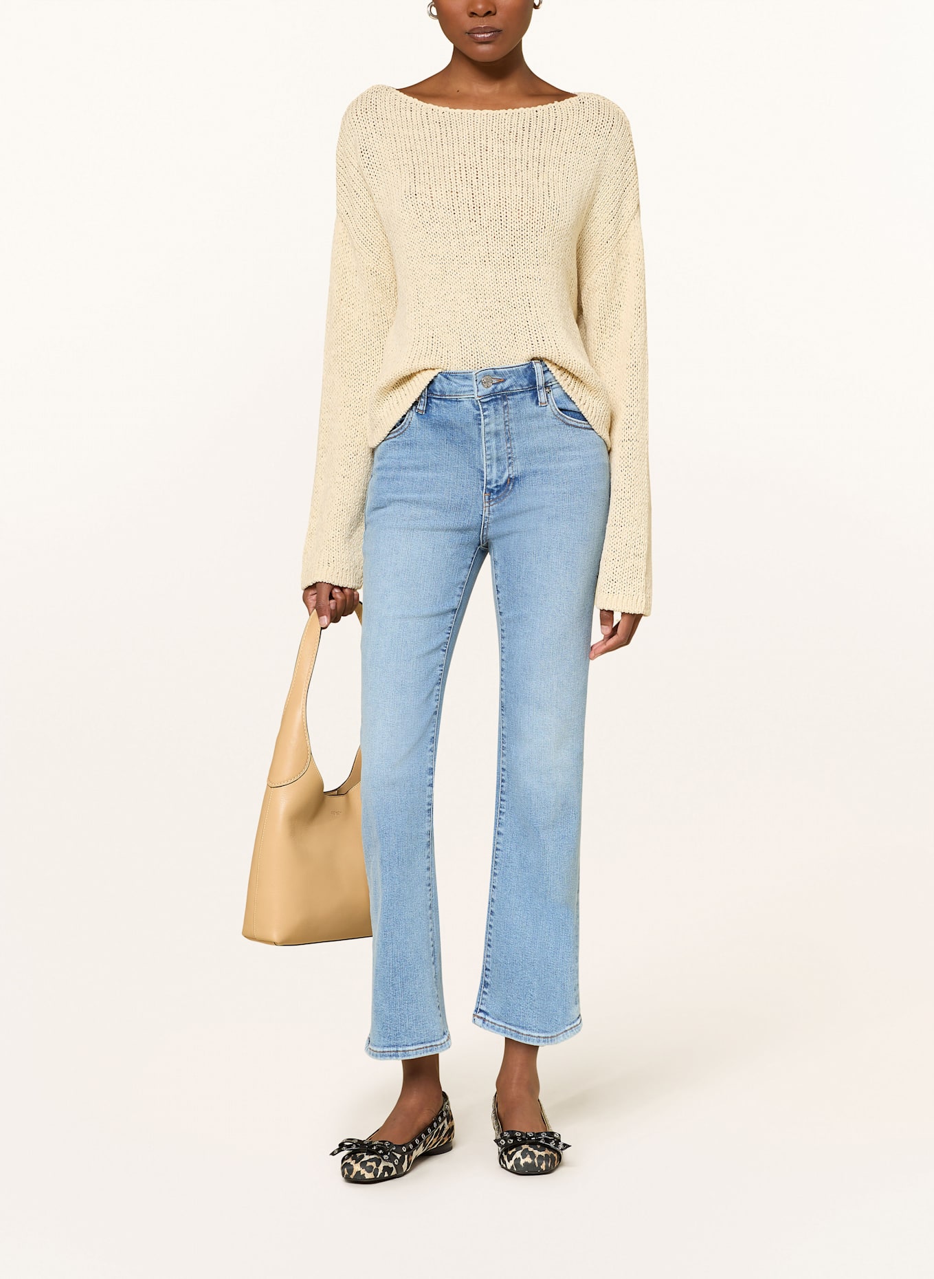 FRAME Bootcut Jeans THE REBOOT CROP: LRK LARK