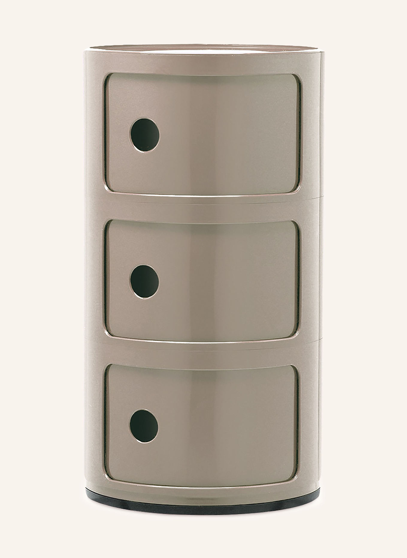 Kartell Beistelltisch COMPONIBILI: TAUPE