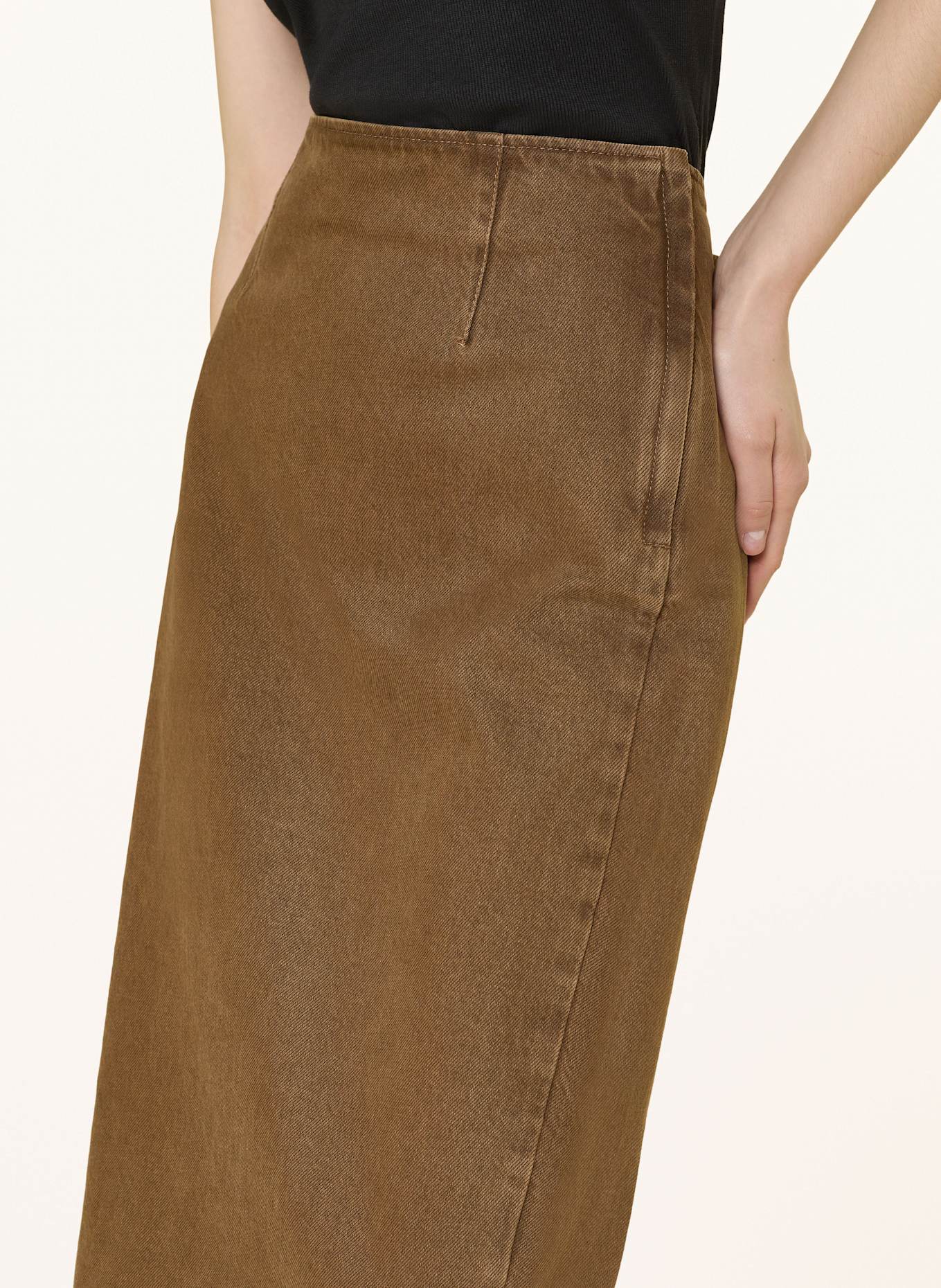 COS Rock in Jeansoptik: 001 BROWN MEDIUM DUSTY