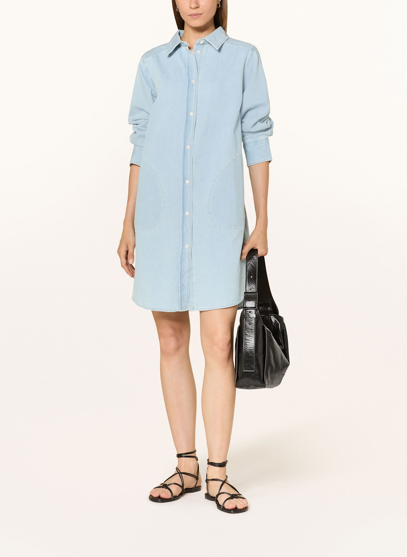 Part Two Robe chemise NURIA: BLEU CLAIR