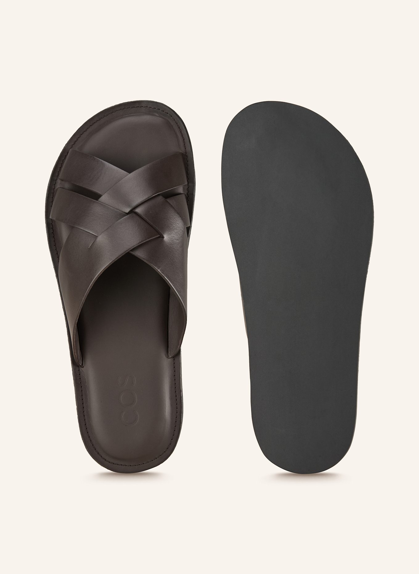 COS Pantoletten: DUNKELBRAUN