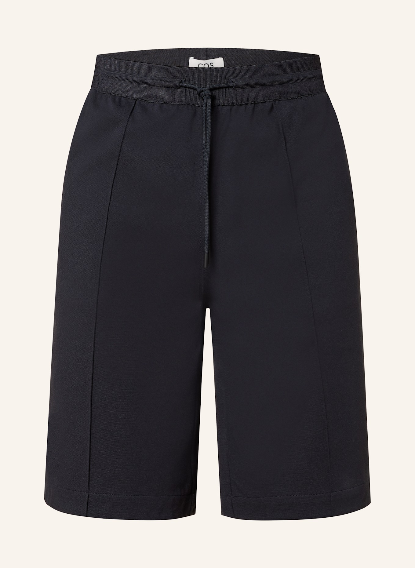 COS Jersey shorts: DARK BLUE