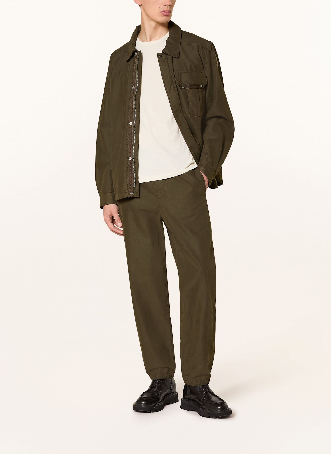 PARAJUMPERS ERASMO pants: DARK GREEN