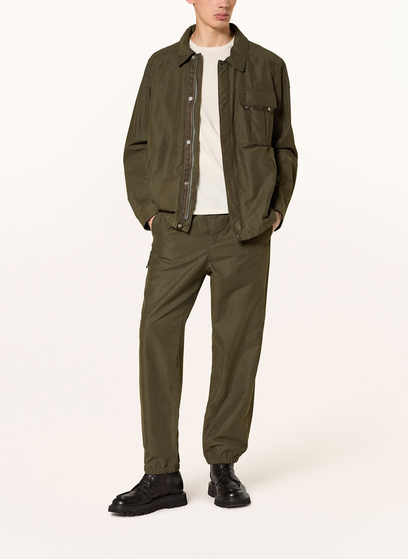 PARAJUMPERS MURA overshirt: DARK GREEN