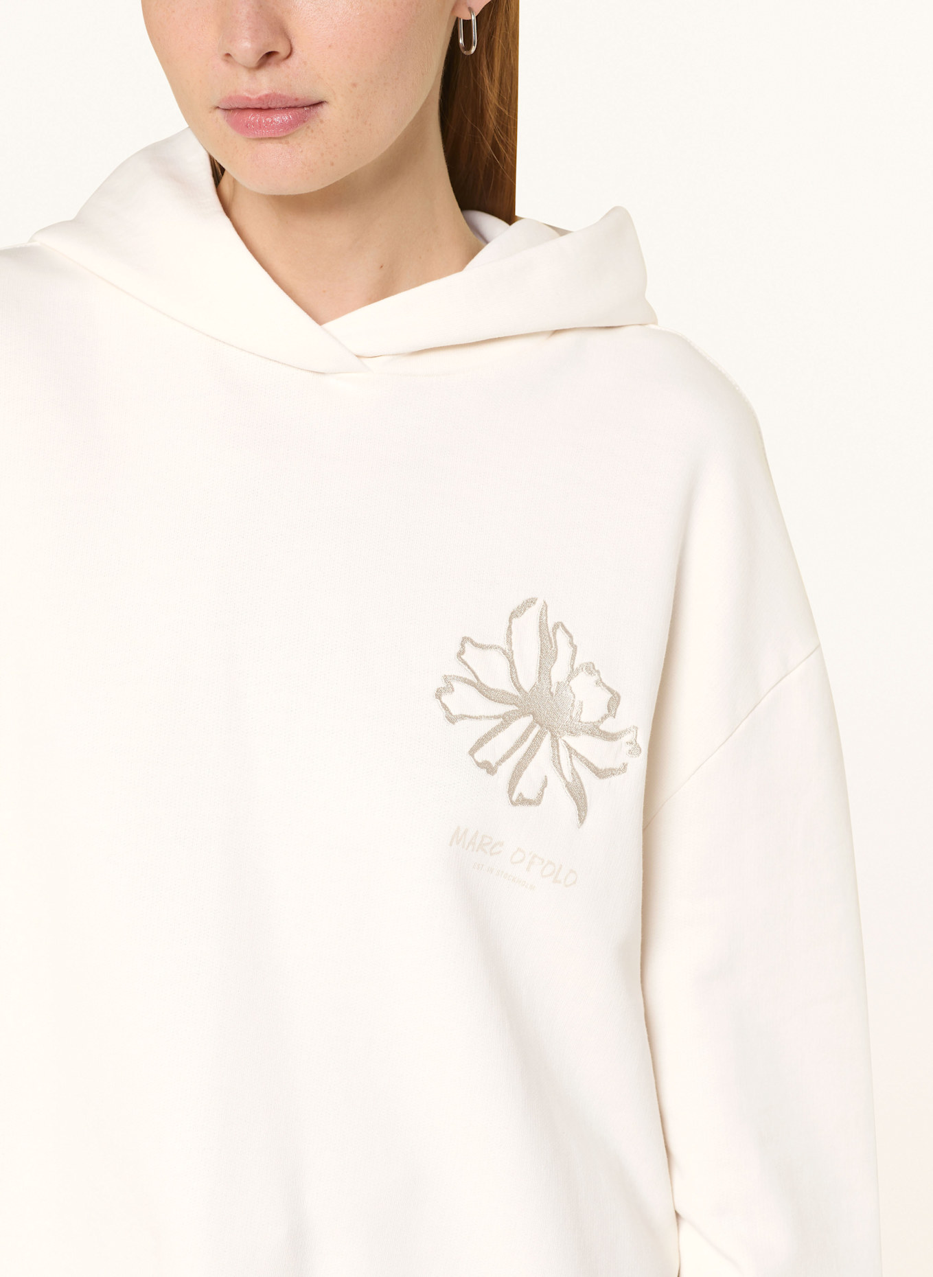 Marc O'Polo Hoodie: ECRU