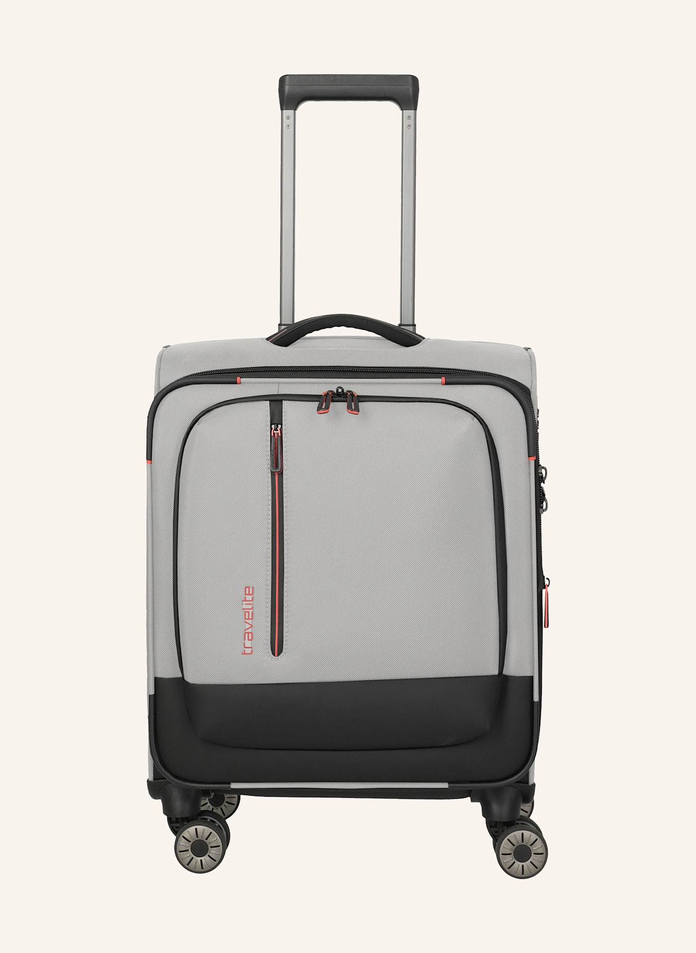 travelite Trolley CROSSLITE SMALL: HELLGRAU / DUNKELGRAU