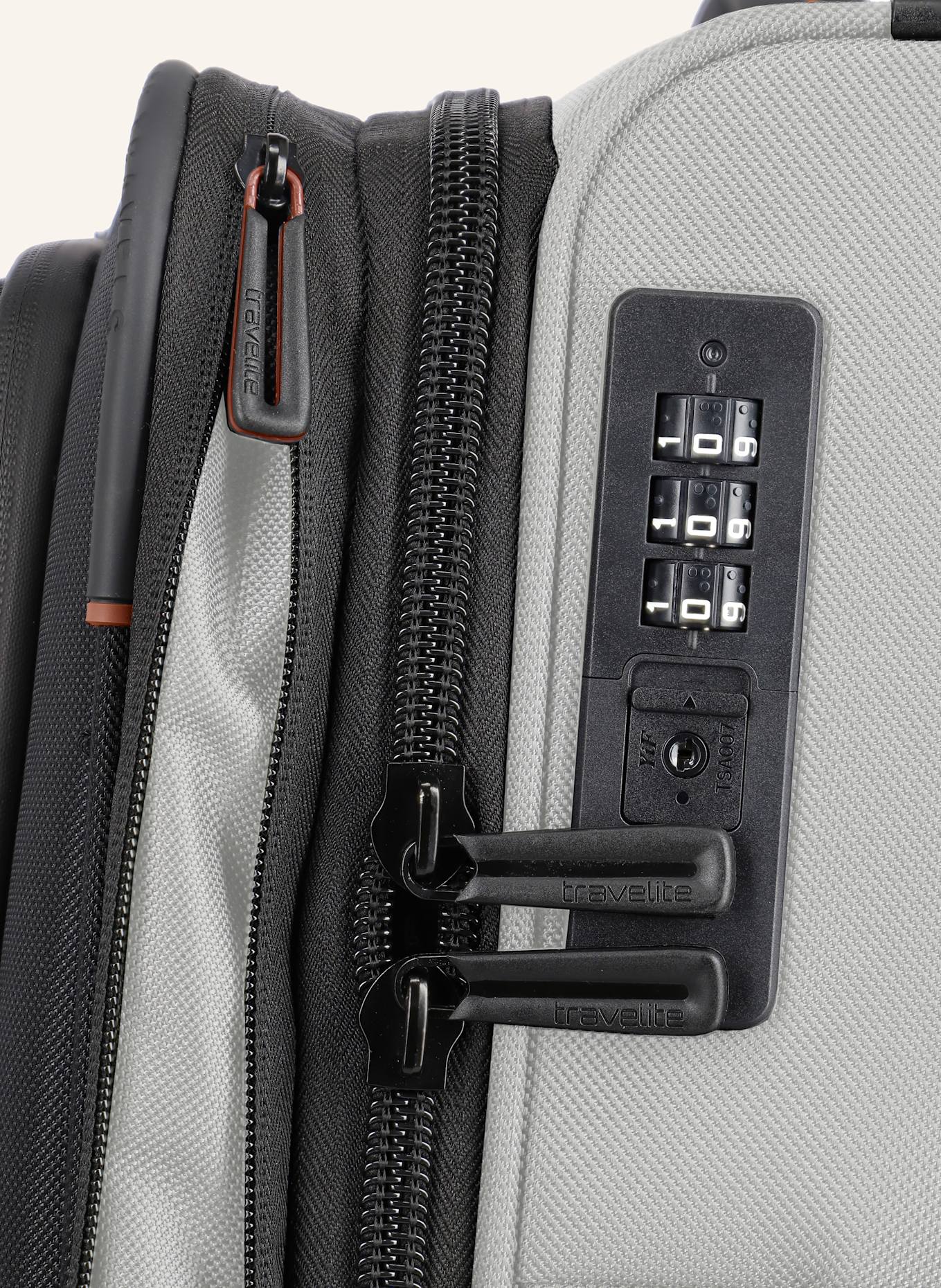 travelite Trolley CROSSLITE SMALL: HELLGRAU / DUNKELGRAU