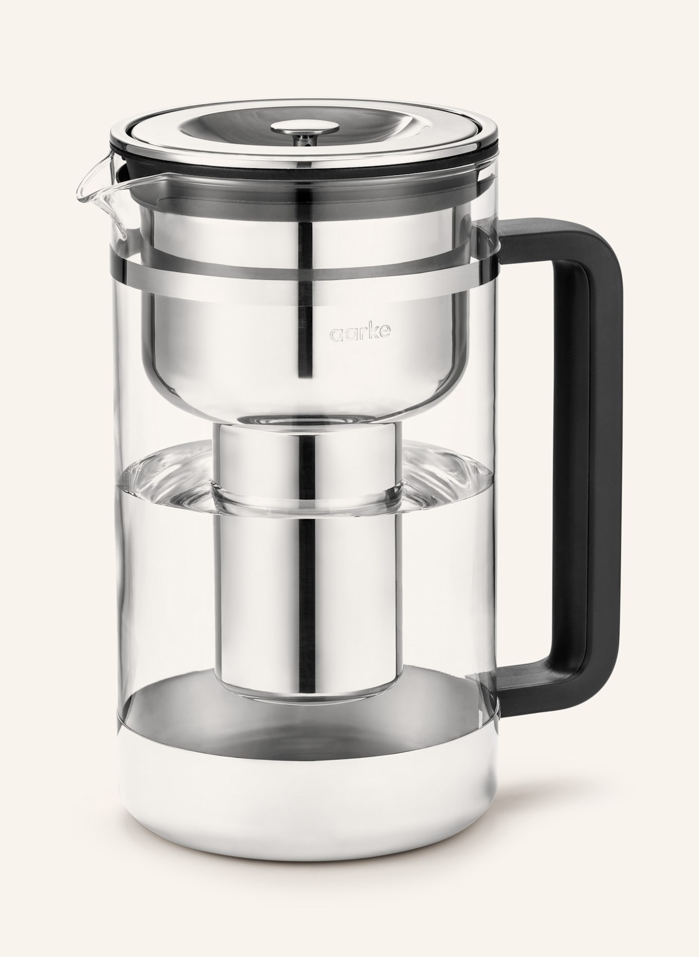 aarke Carafe filtrante PURIFIER: BLANC / ARGENT