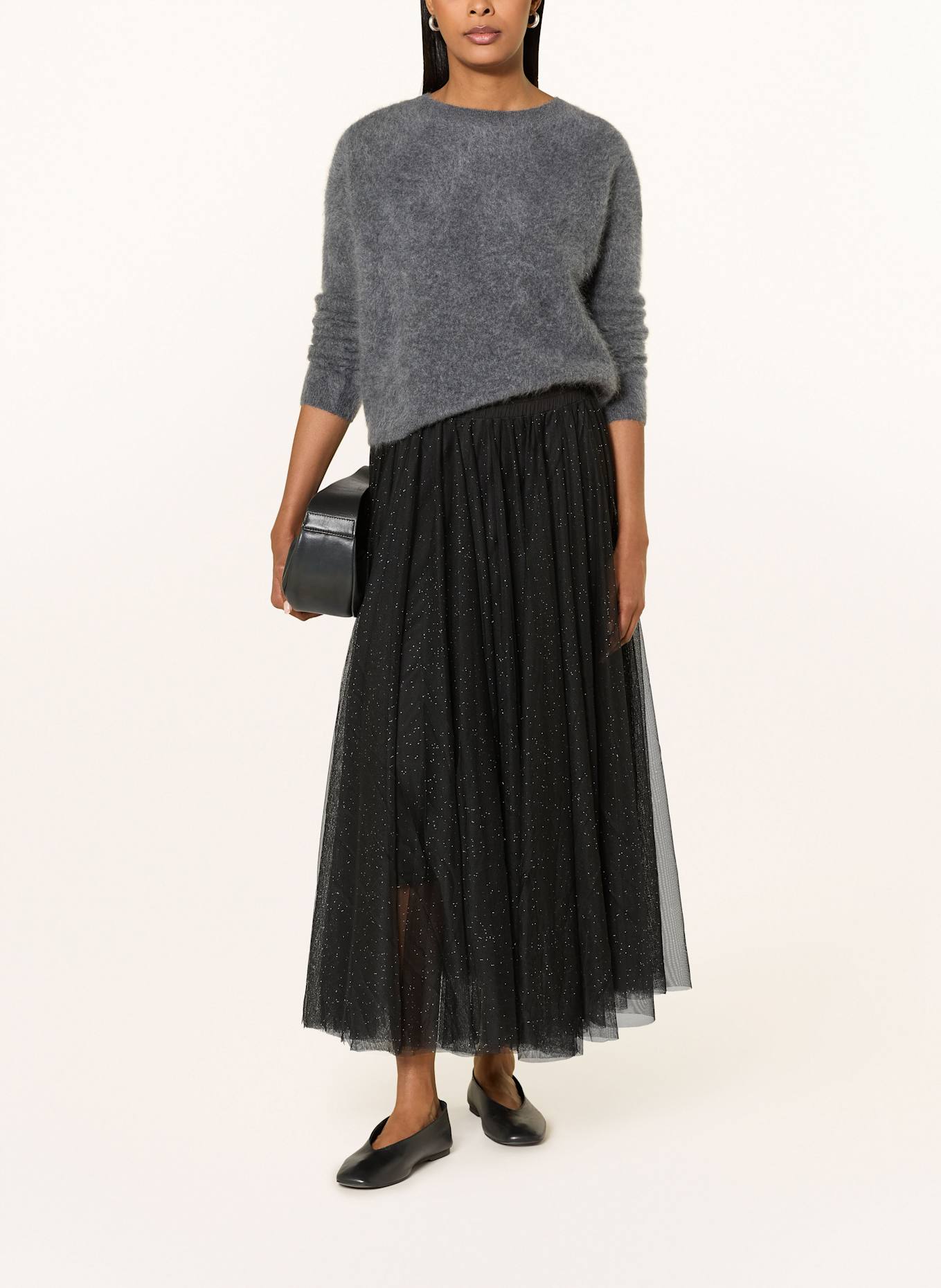 Joseph Ribkoff Tüllrock: SCHWARZ