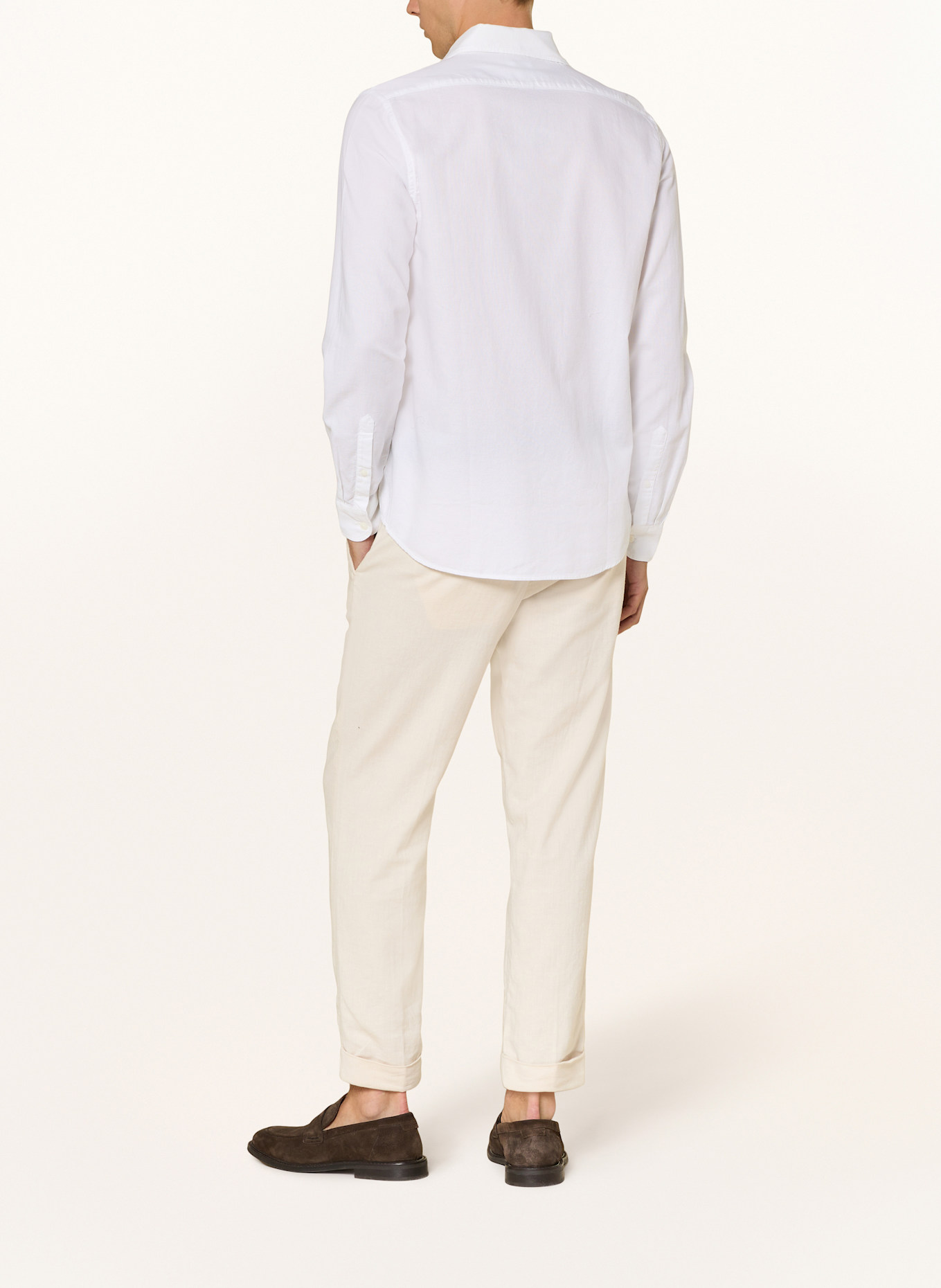 REISS CARVALHO Slim Fit" piqué shirt: WHITE