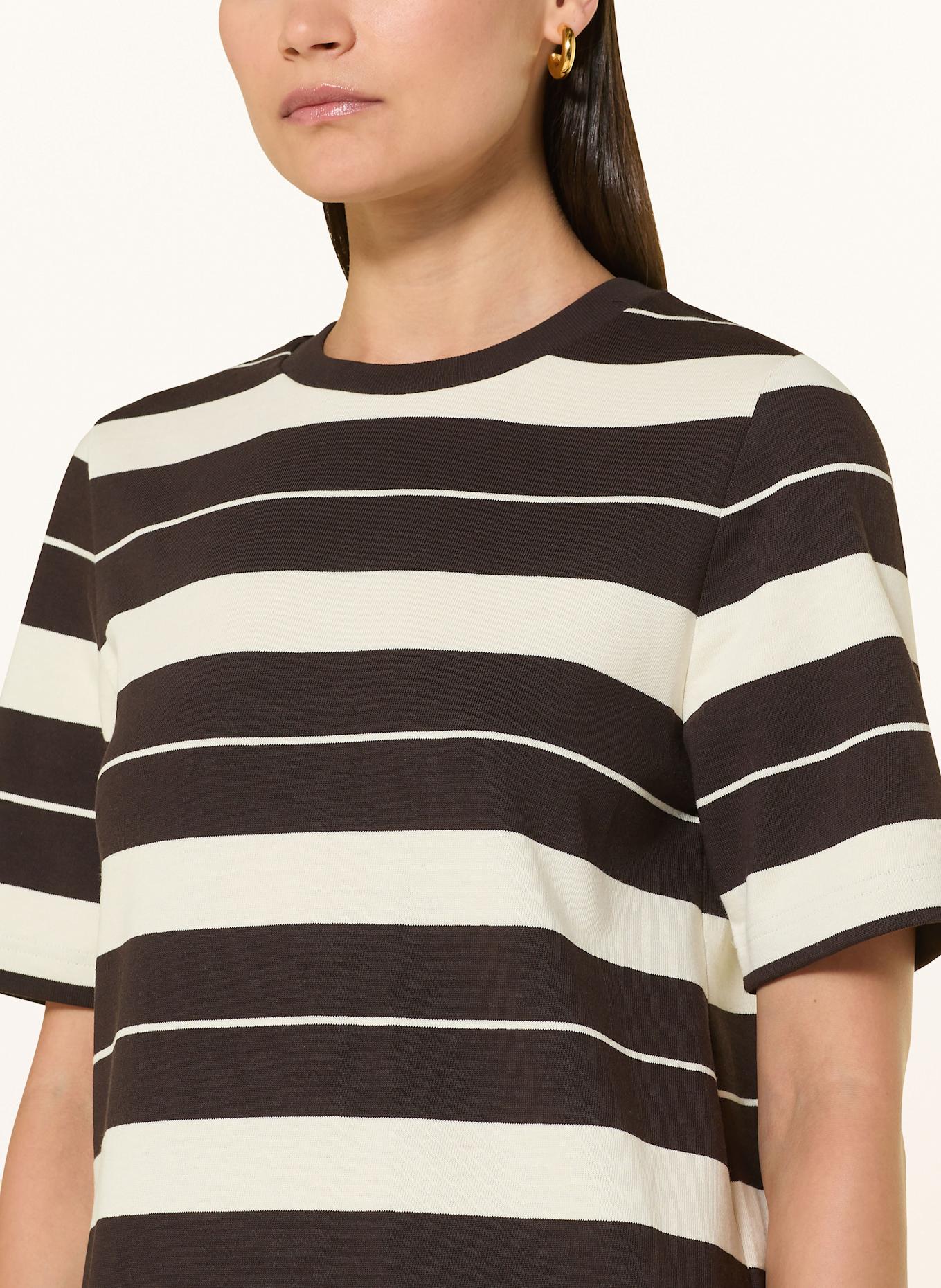 COS Jerseykleid: ECRU / DUNKELBRAUN