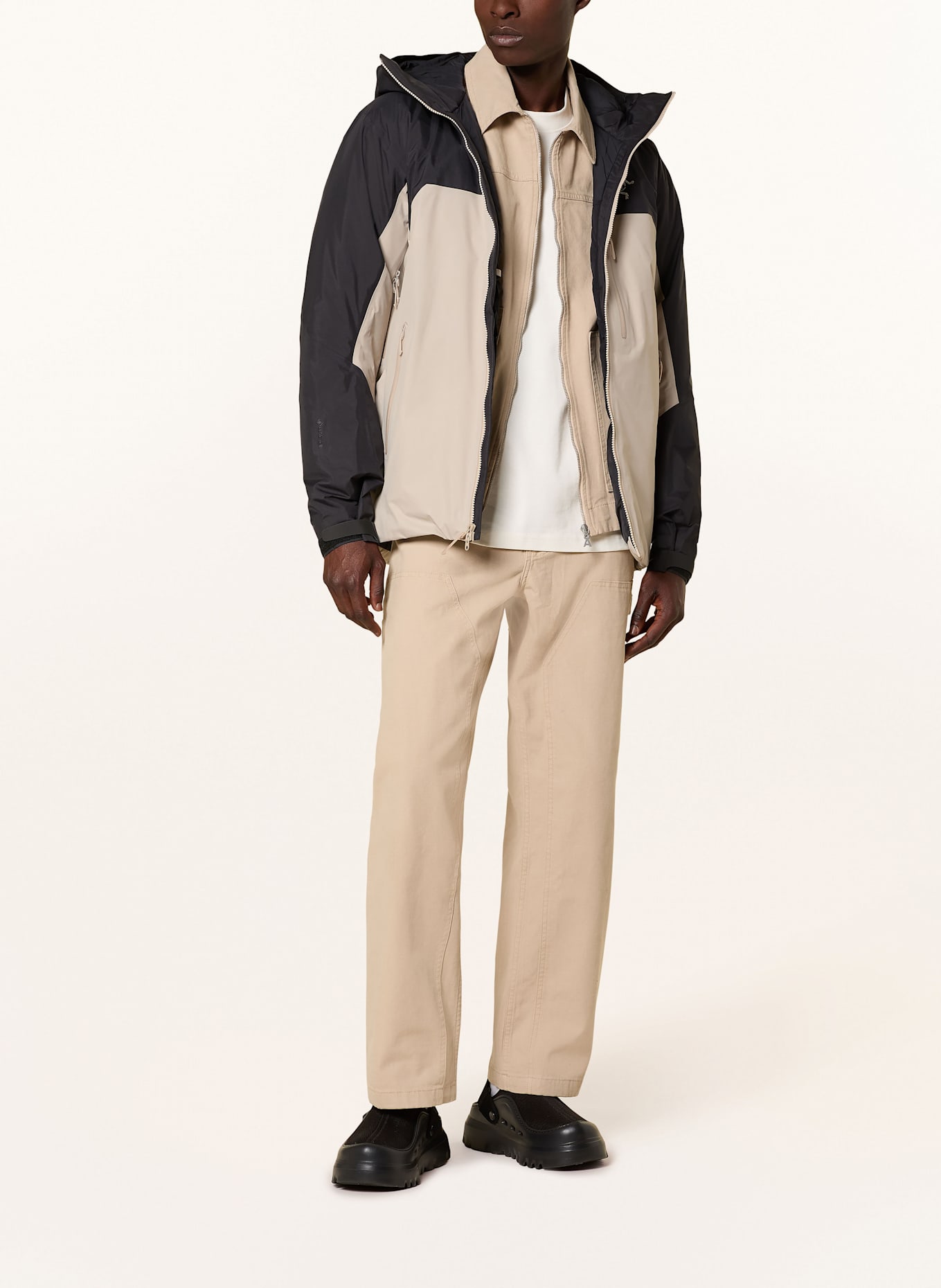 ARC'TERYX Funktionsjacke BETA INSULATED: DUNKELBLAU/ CREME