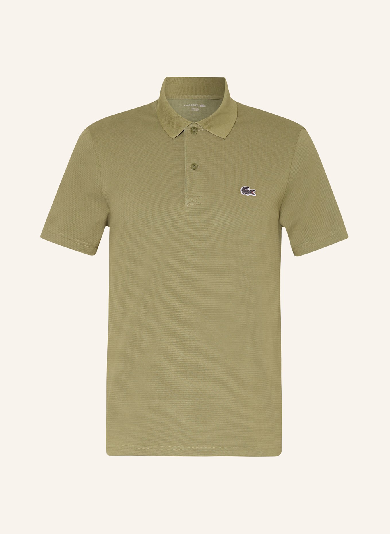 LACOSTE Strick-Poloshirt Regular Fit: KHAKI