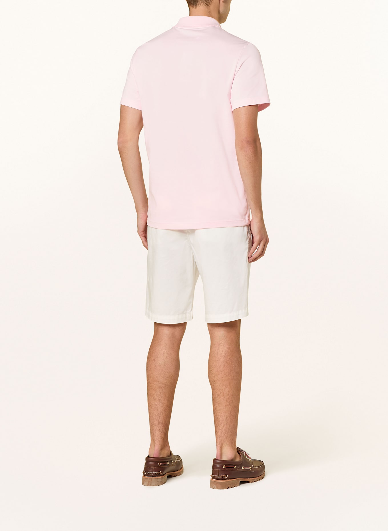 LACOSTE Strick-Poloshirt Regular Fit: HELLROSA