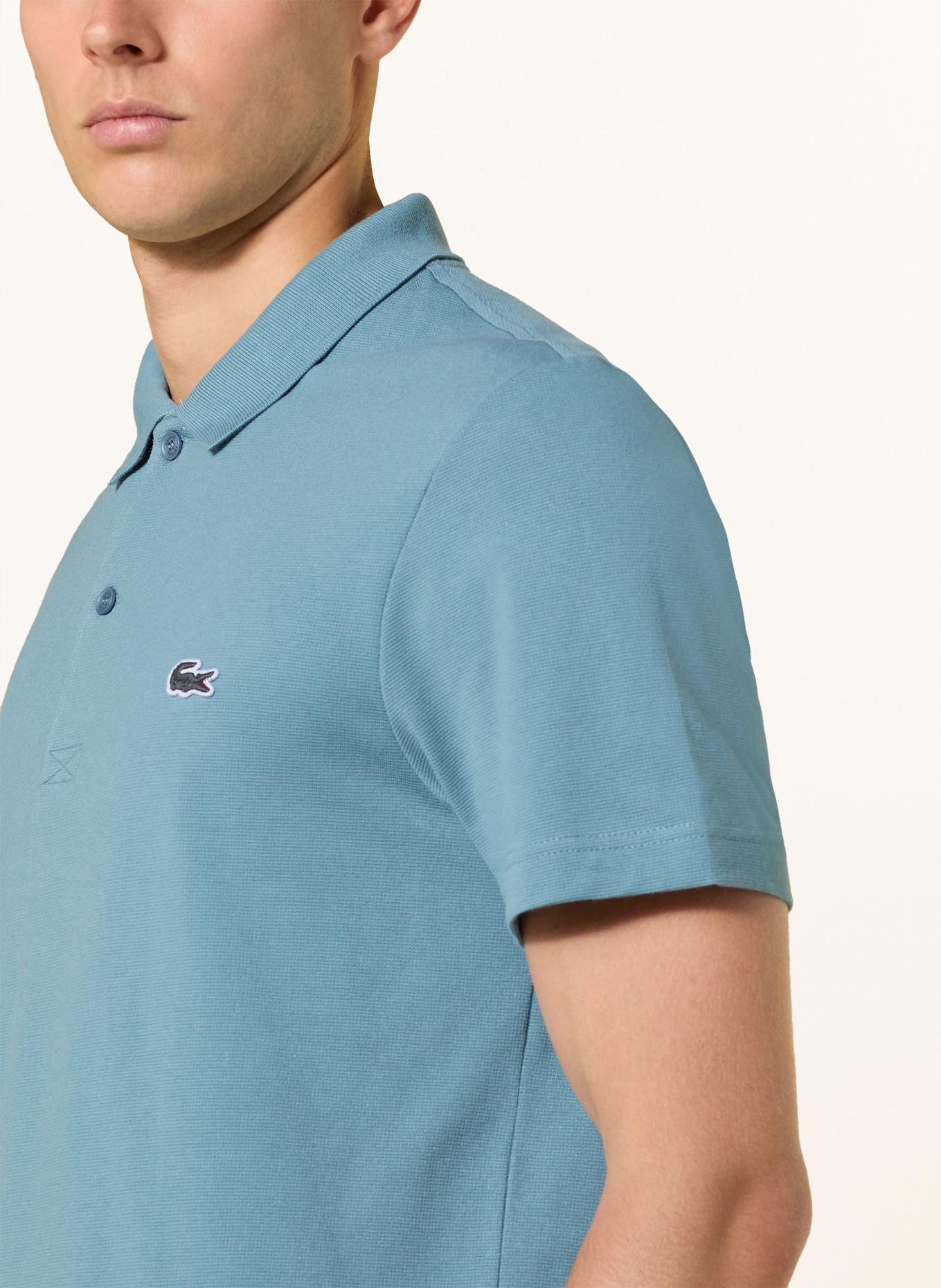 LACOSTE Strick-Poloshirt Regular Fit: BLAU