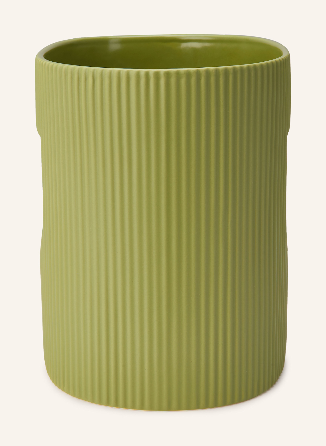 MUUTO Květináč RIDGE: SVĚTLE ZELENÁ