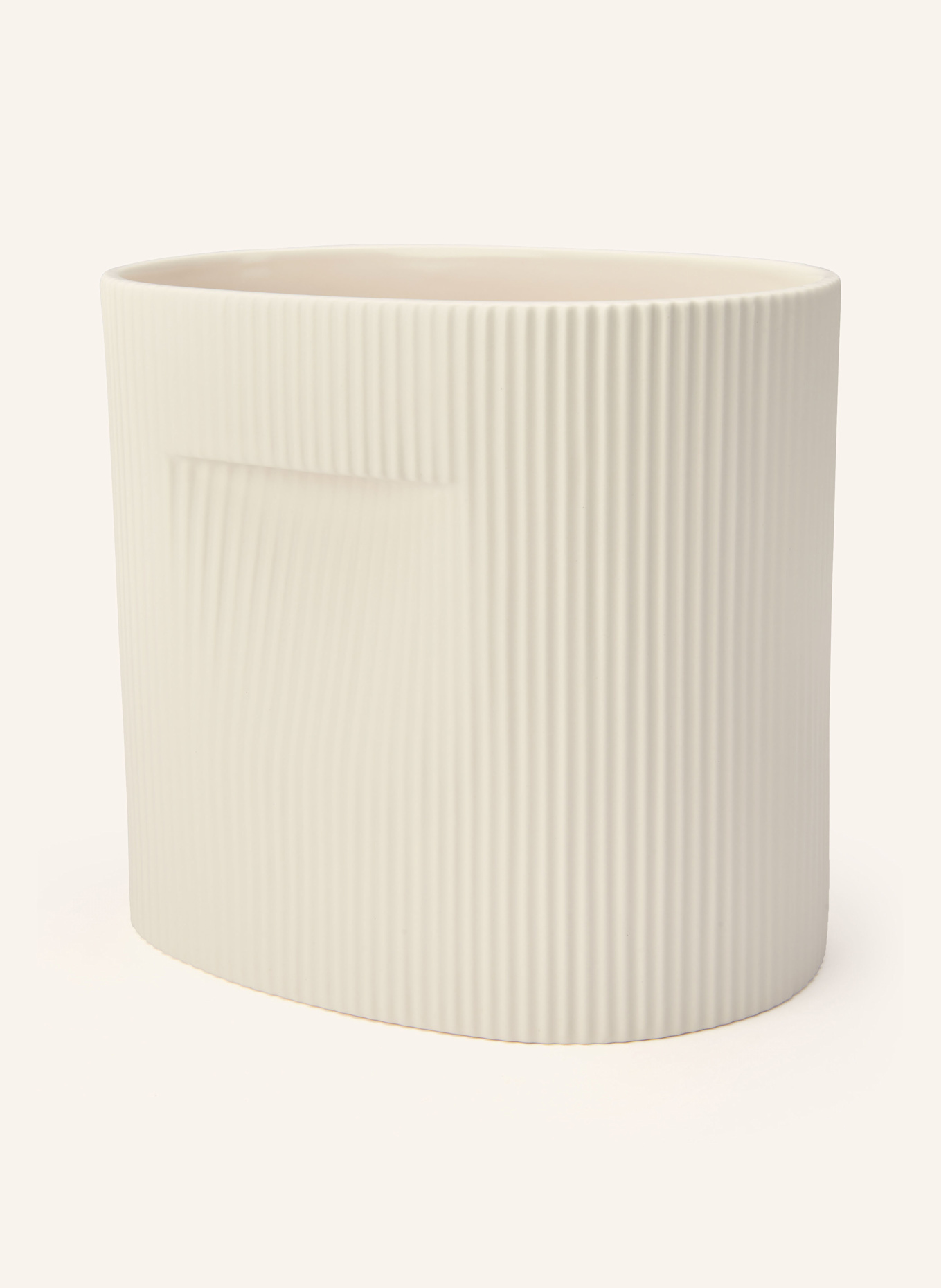 MUUTO Květináč RIDGE: KRÉMOVÁ