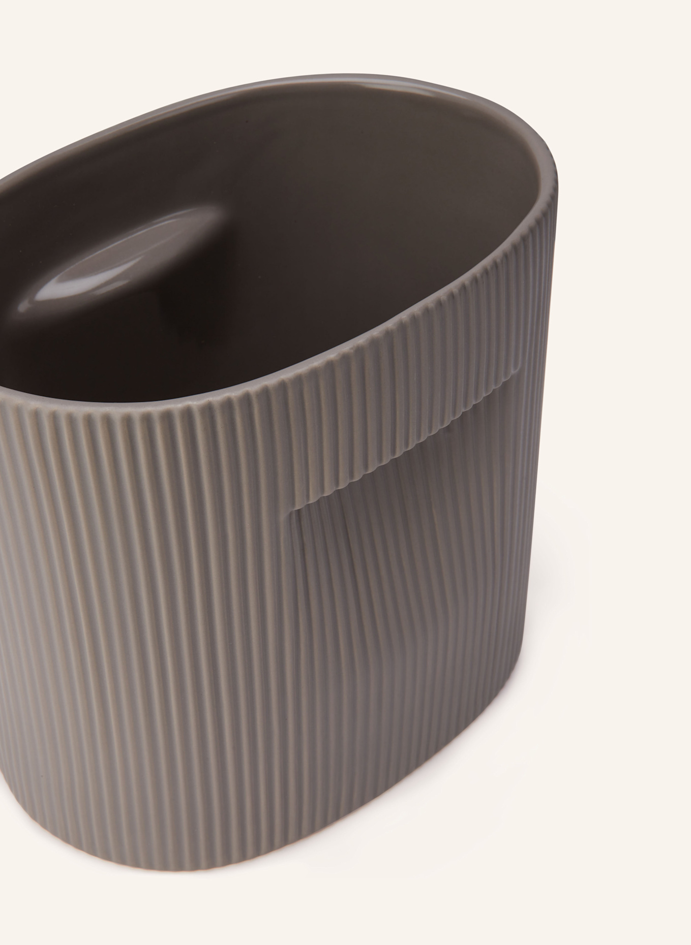 MUUTO Blumentopf RIDGE: TAUPE