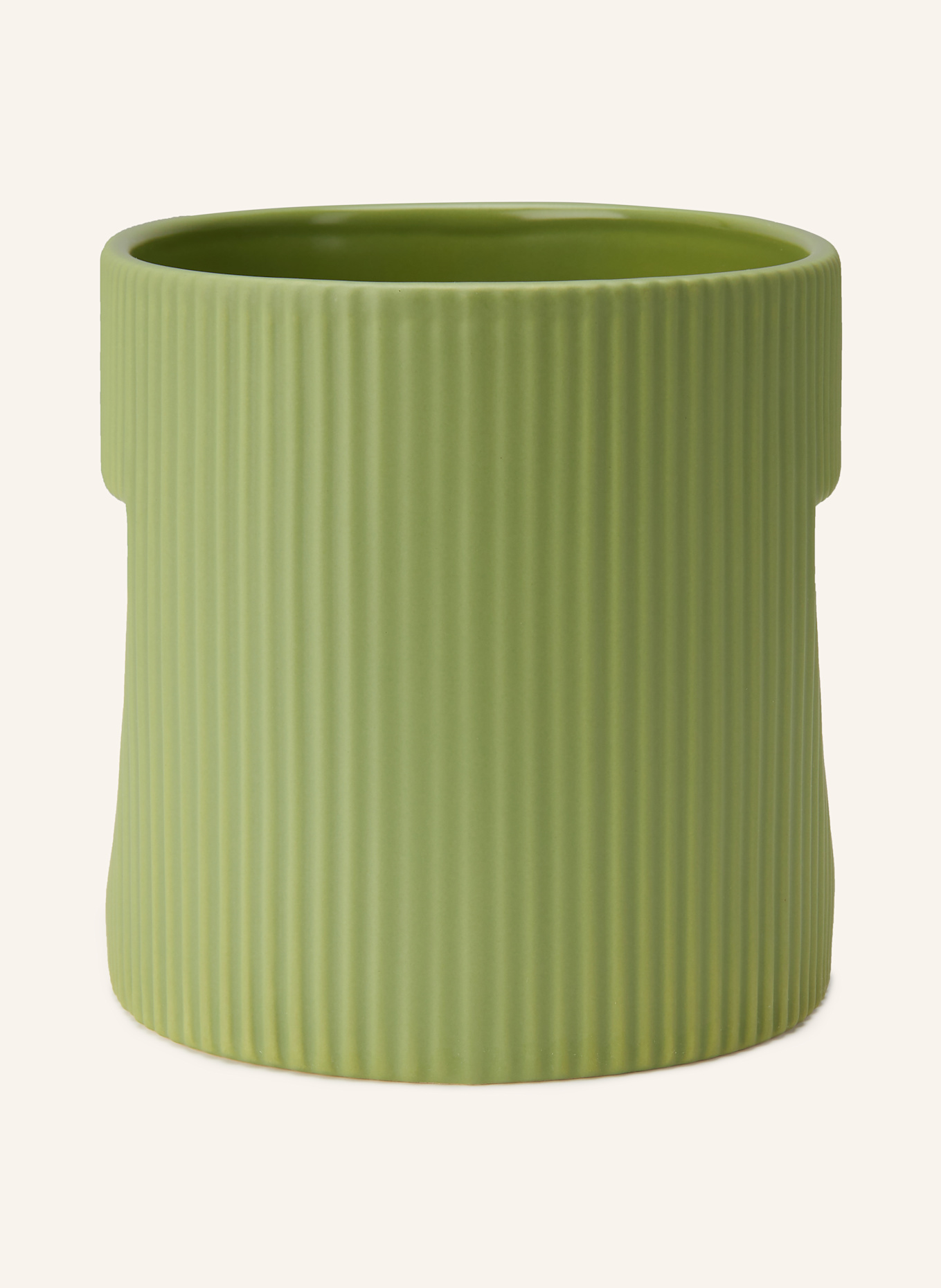 MUUTO Květináč RIDGE: SVĚTLE ZELENÁ