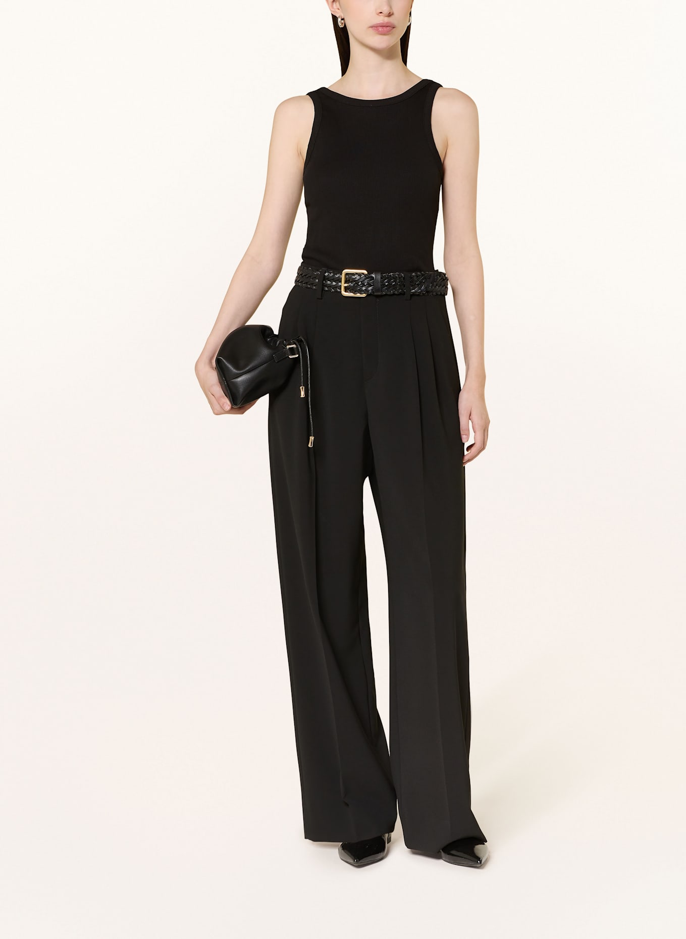 REISS Top LARA: SCHWARZ