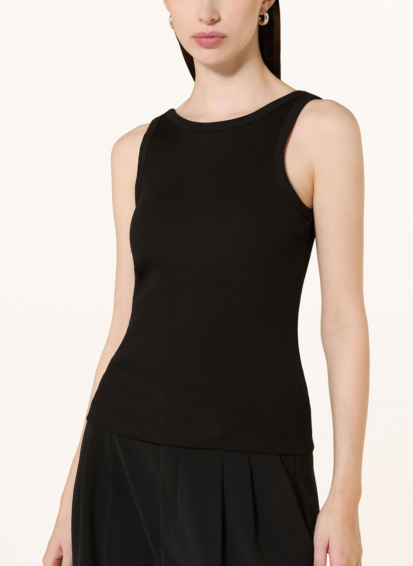REISS Top LARA: SCHWARZ
