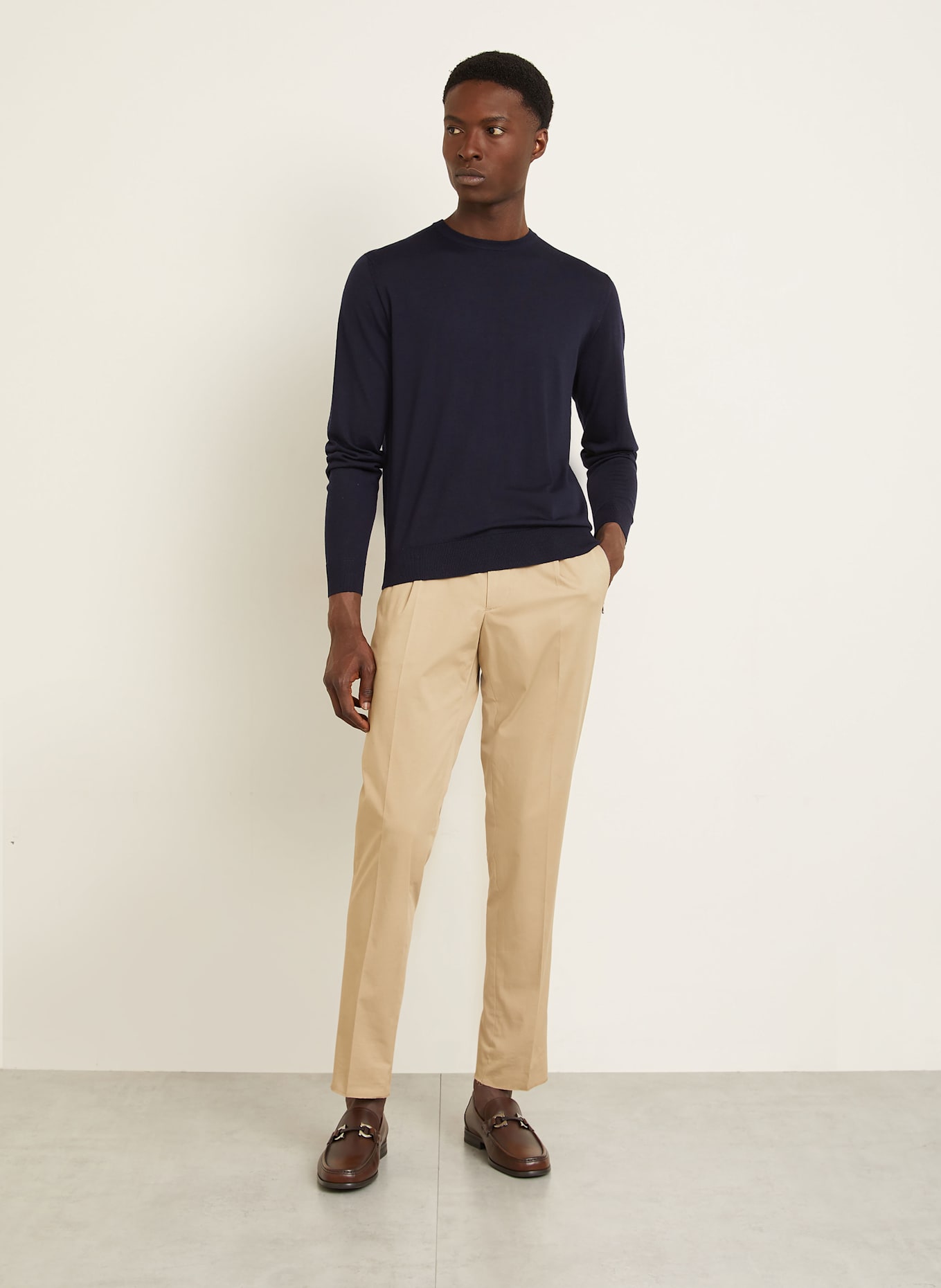 FIORONI Pullover: DUNKELBLAU