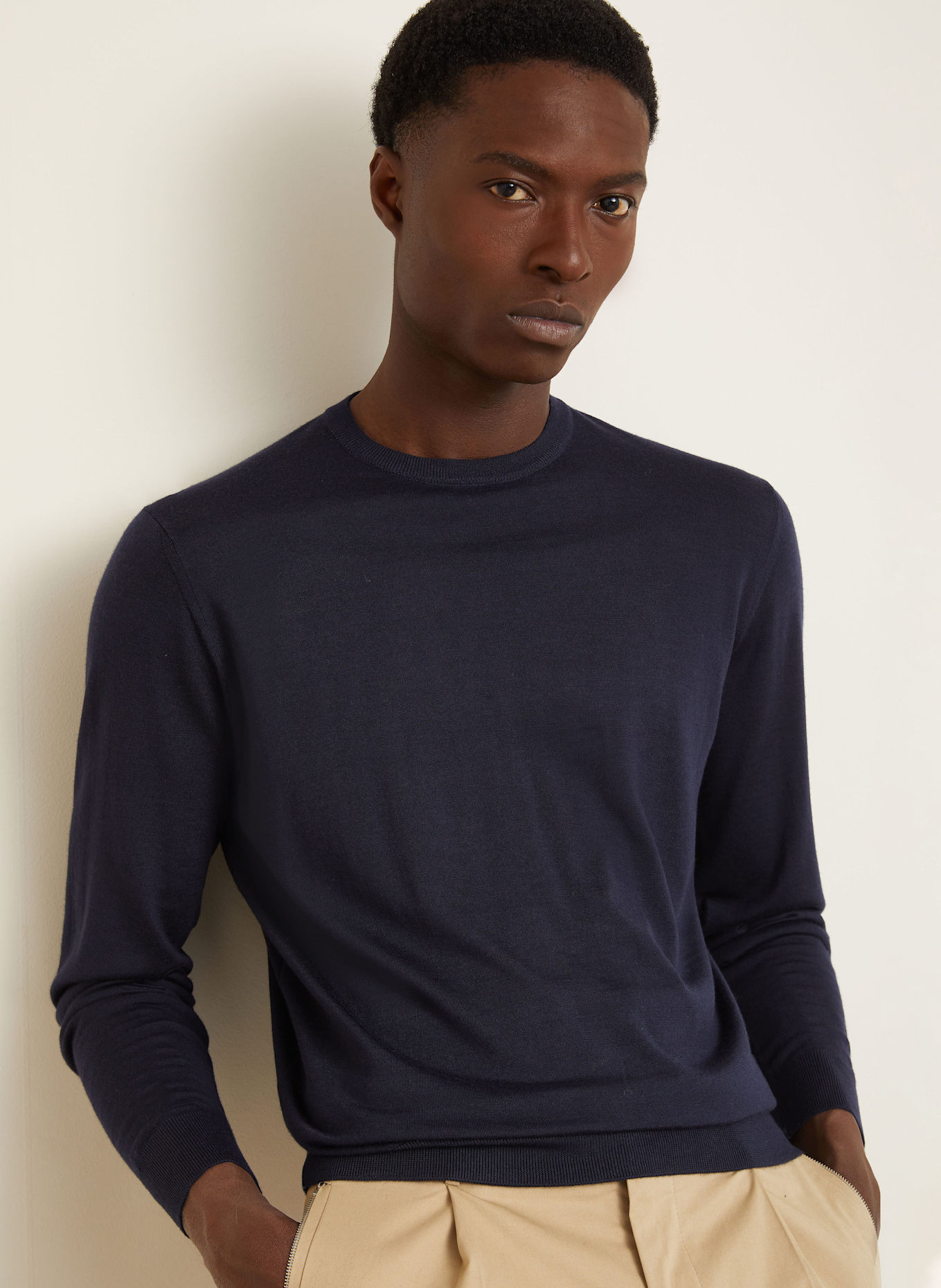 FIORONI Pullover: DUNKELBLAU