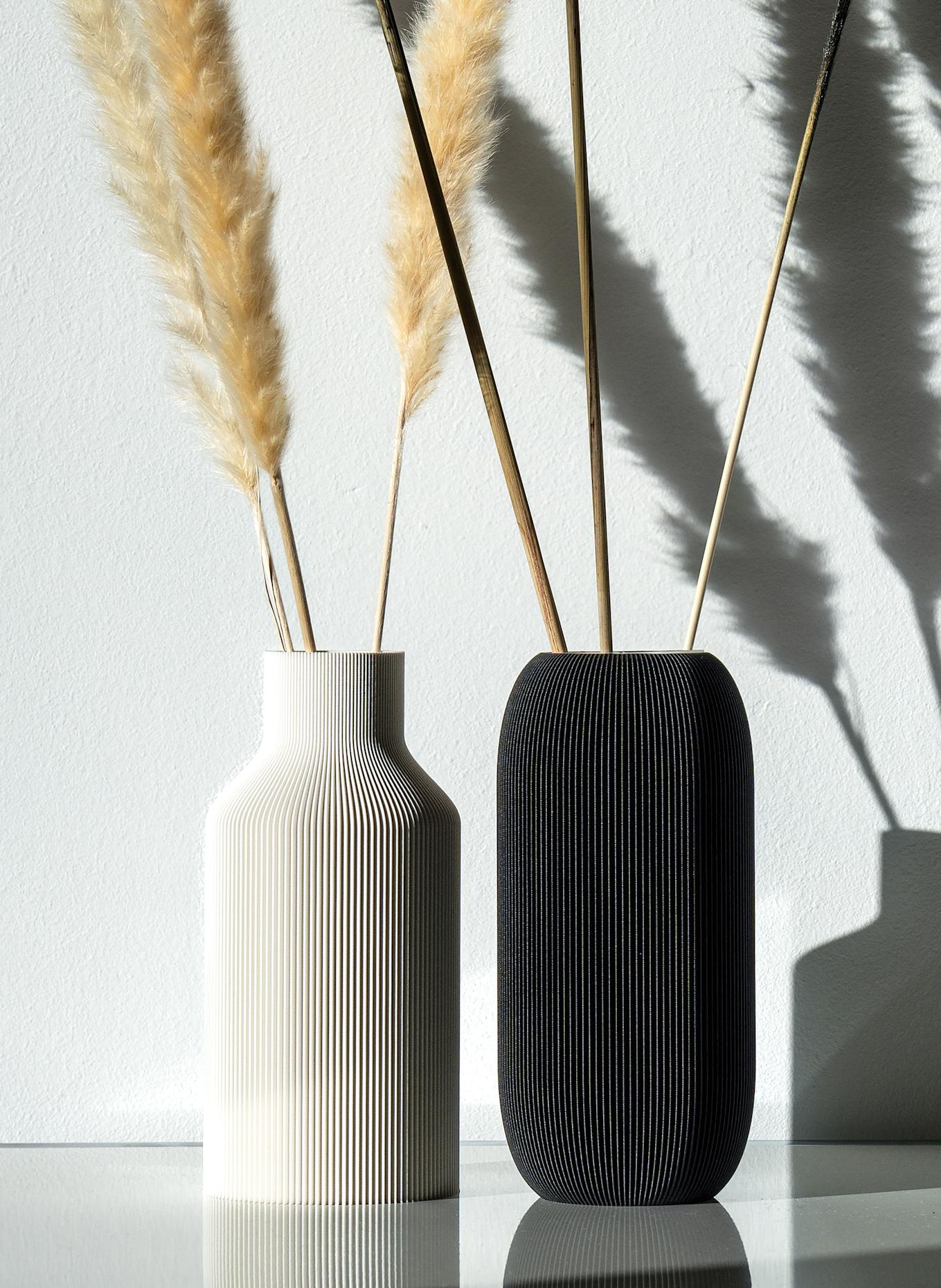 dennismaass Váza PILLE MEDIUM: BÍLÁ