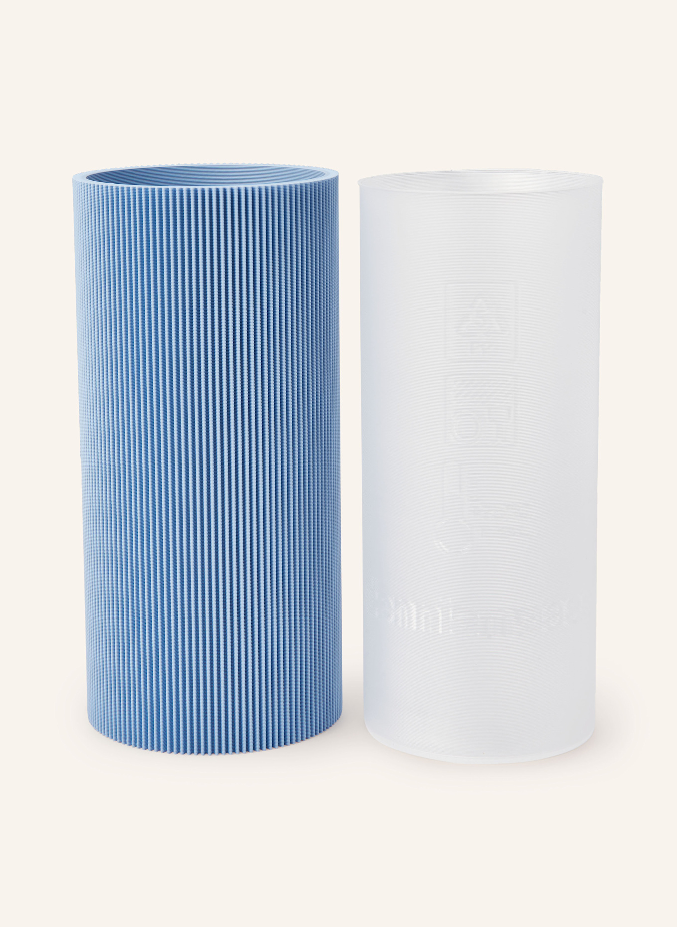 dennismaass Váza GERADE MEDIUM: TMAVĚ MODRÁ