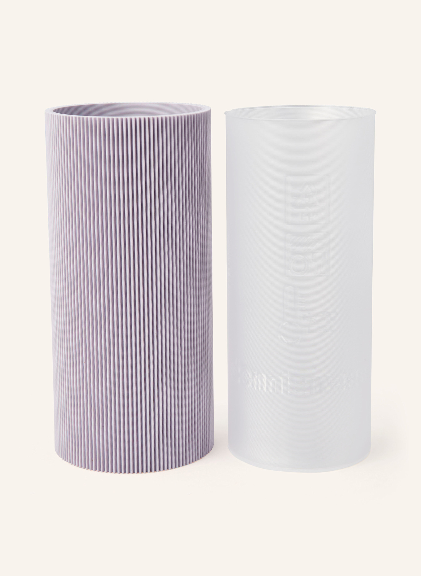 dennismaass Váza GERADE MEDIUM: SVĚTLE FIALOVÁ