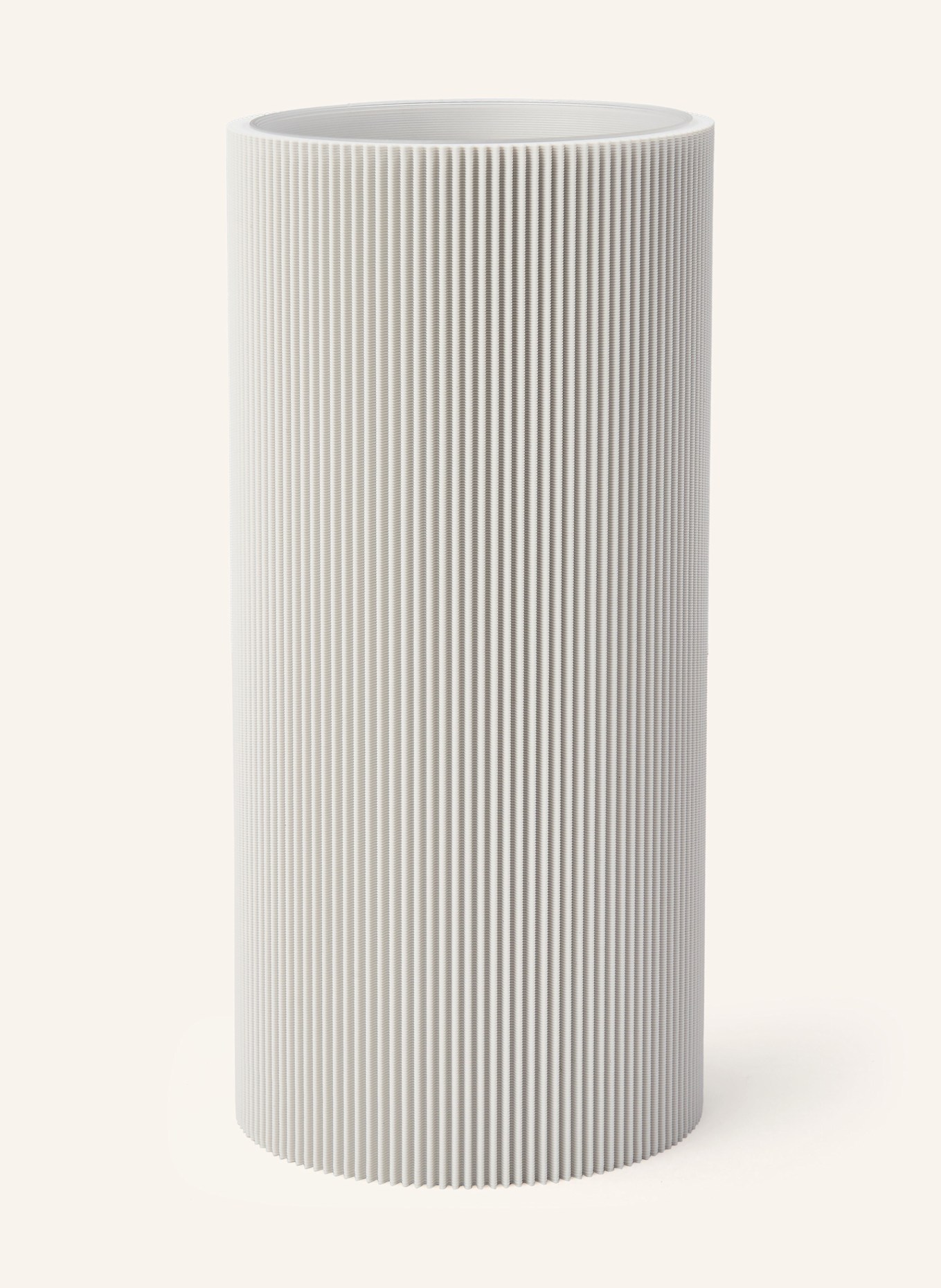 dennismaass Váza GERADE MEDIUM: BÍLÁ