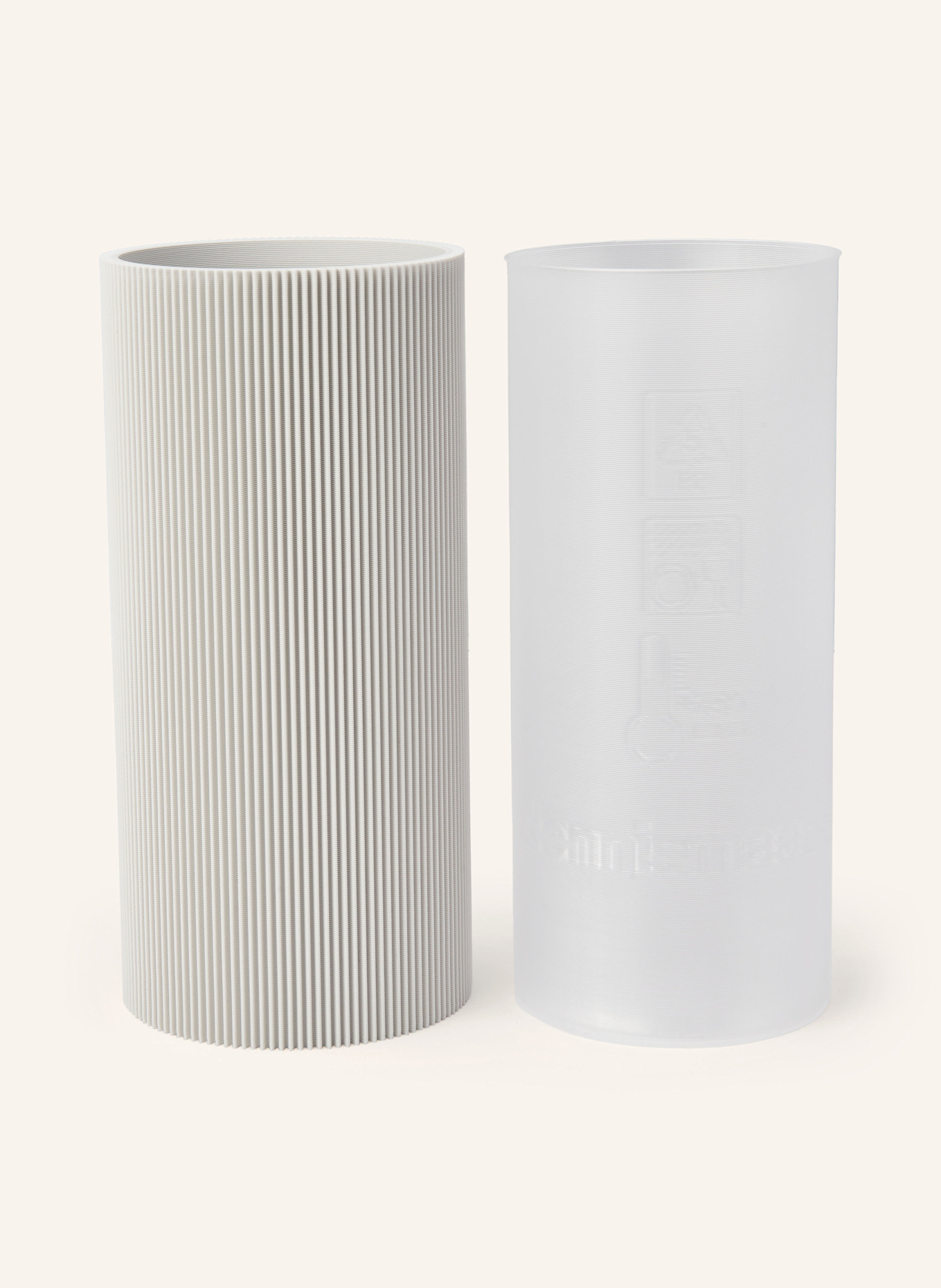 dennismaass Váza GERADE MEDIUM: BÍLÁ