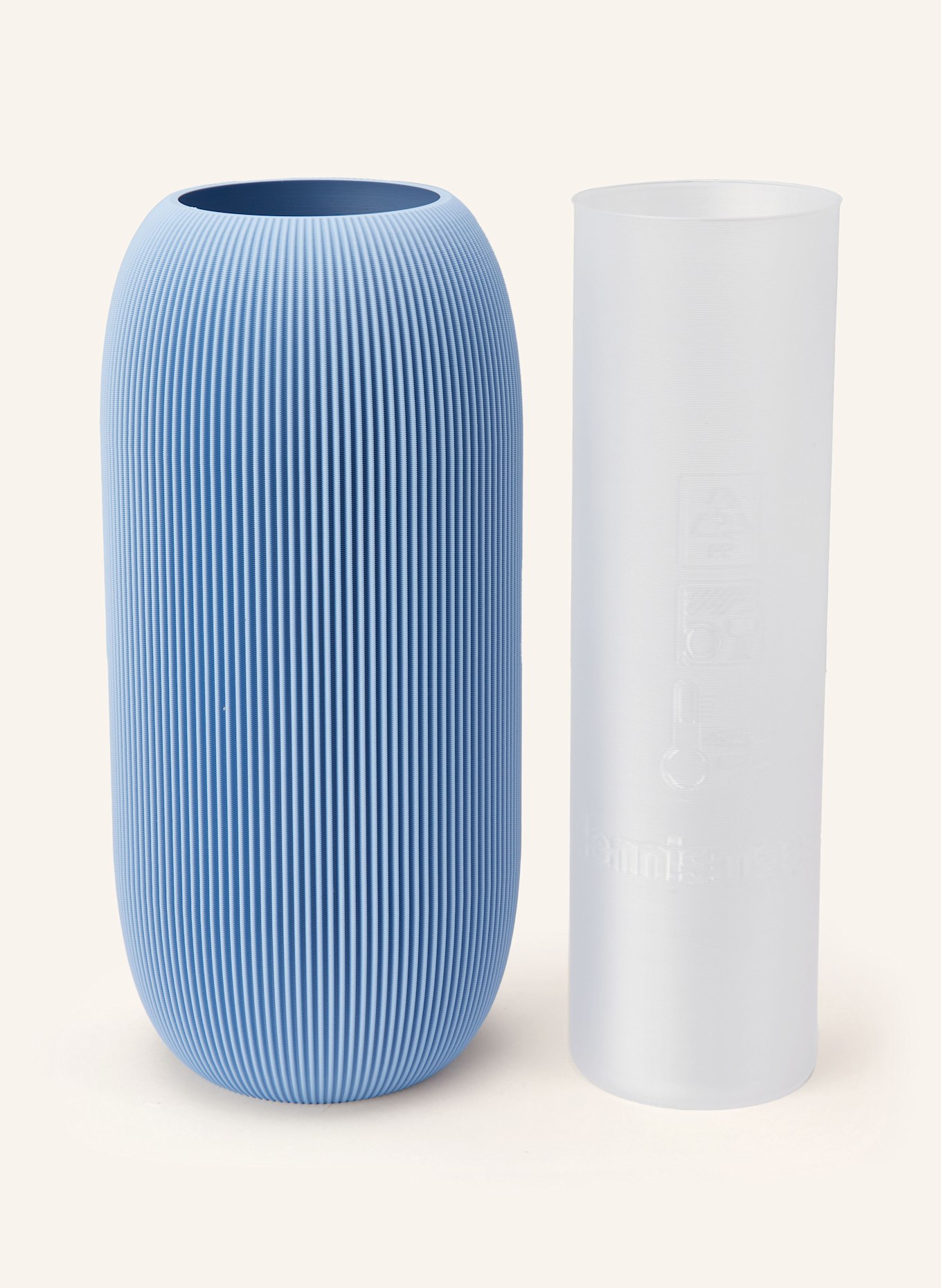 dennismaass Vase PILLE LARGE: HELLBLAU