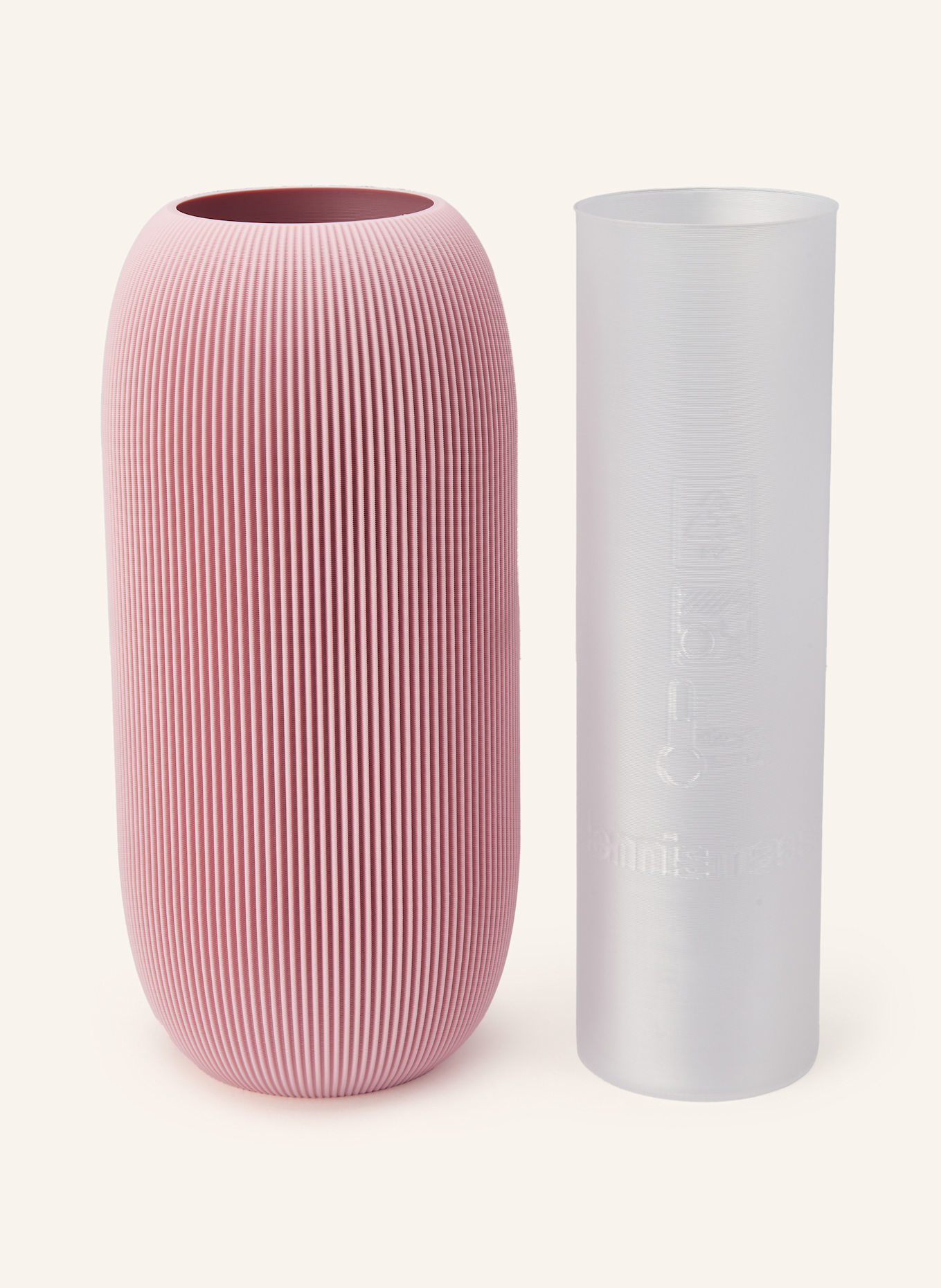 dennismaass Vase PILLE LARGE: HELLROSA