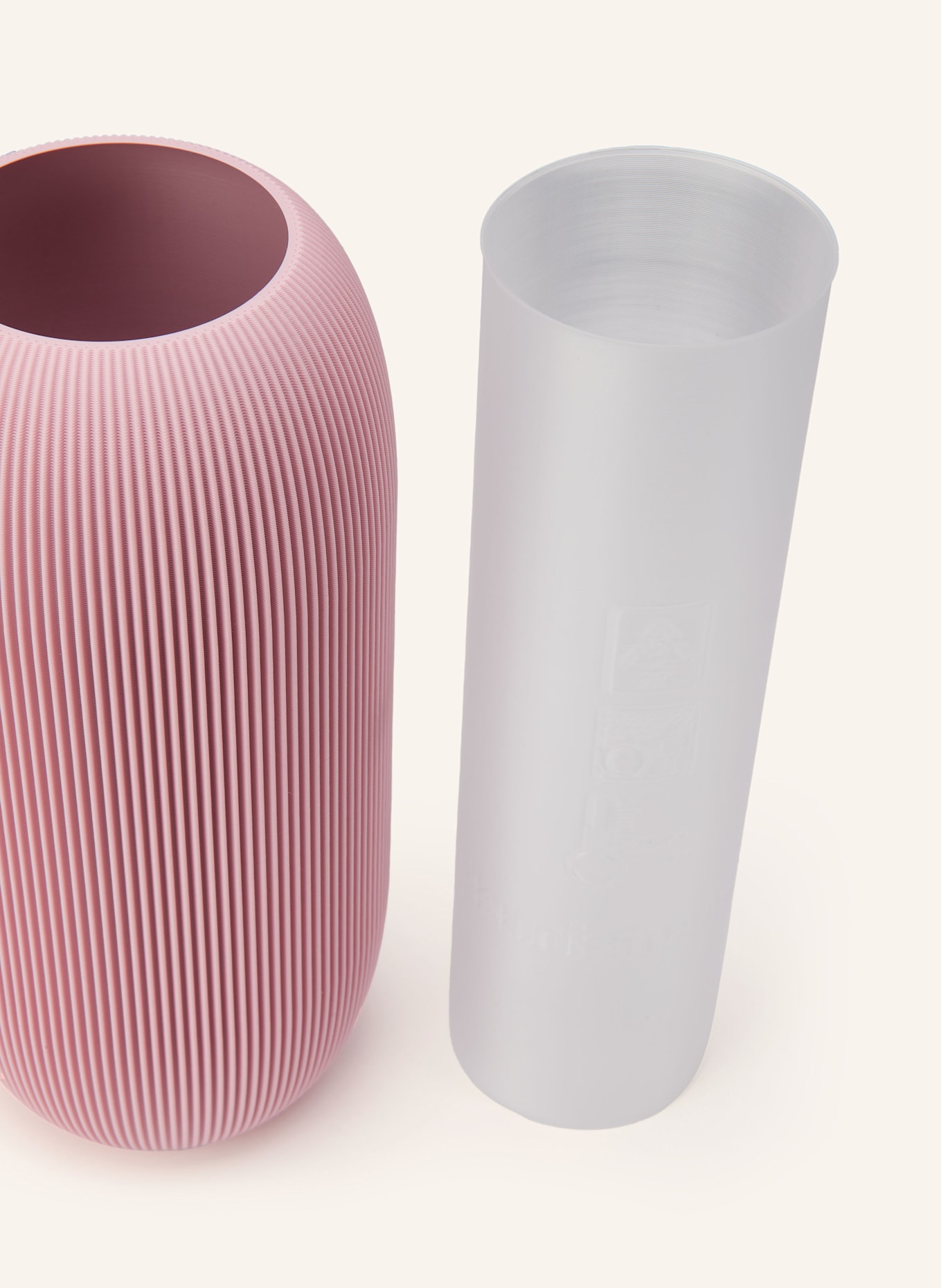 dennismaass Vase PILLE LARGE: HELLROSA