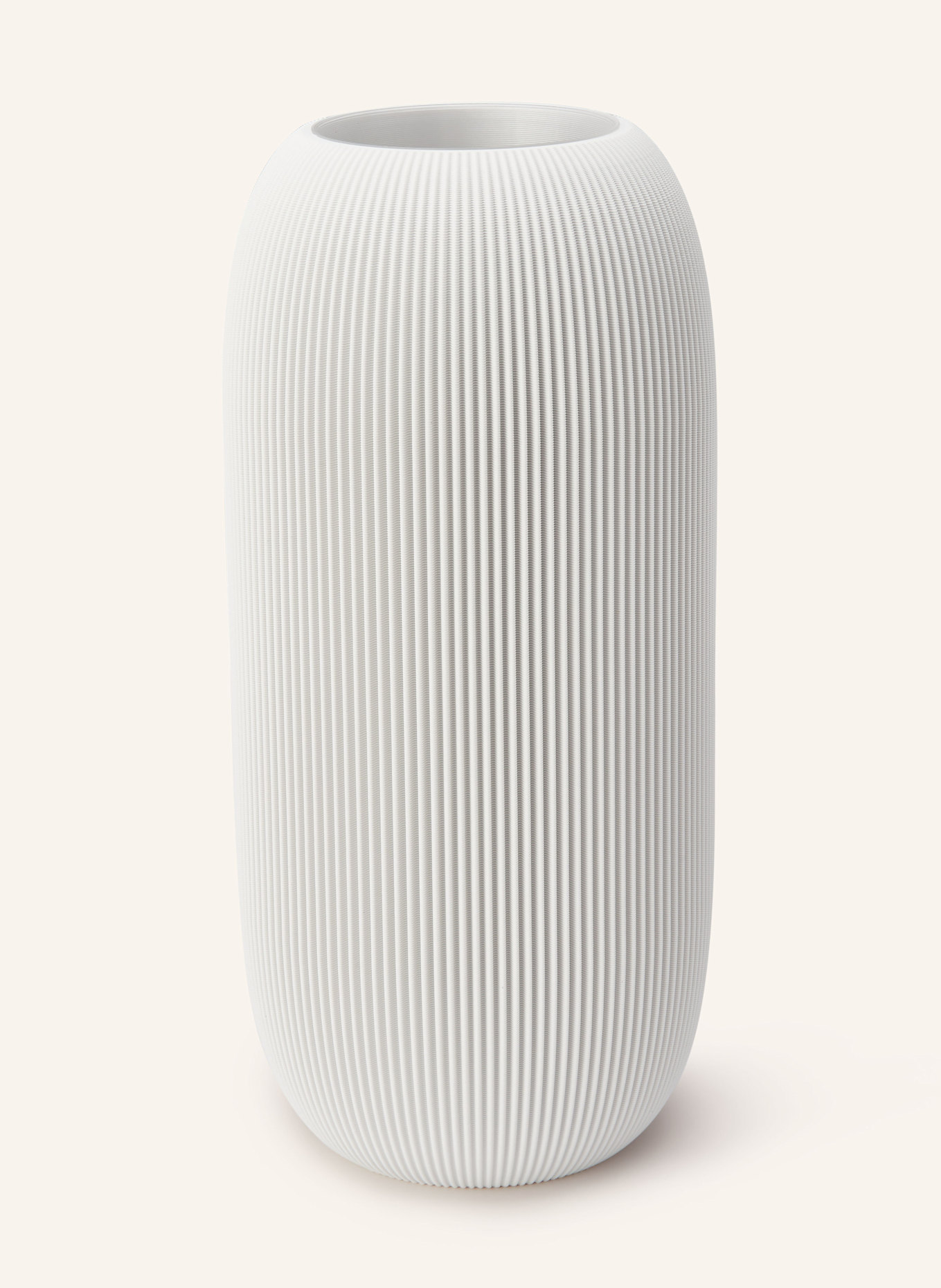 dennismaass Vase PILLE LARGE: WEISS