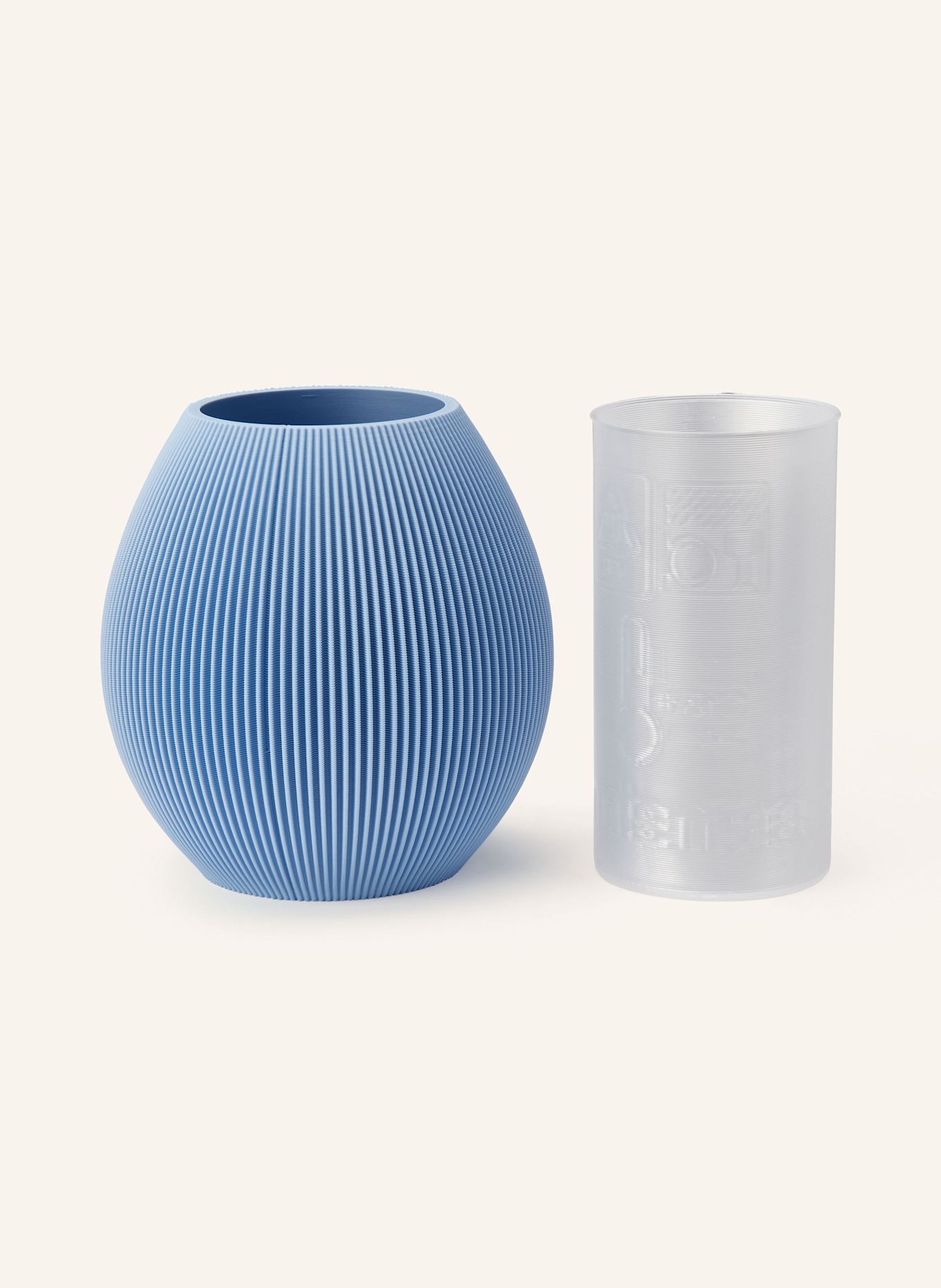 dennismaass Vase RUND SMALL: HELLBLAU