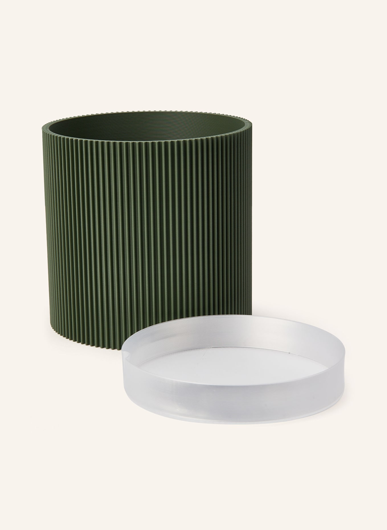 dennismaass Blumentopf GERADE SMALL: OLIV