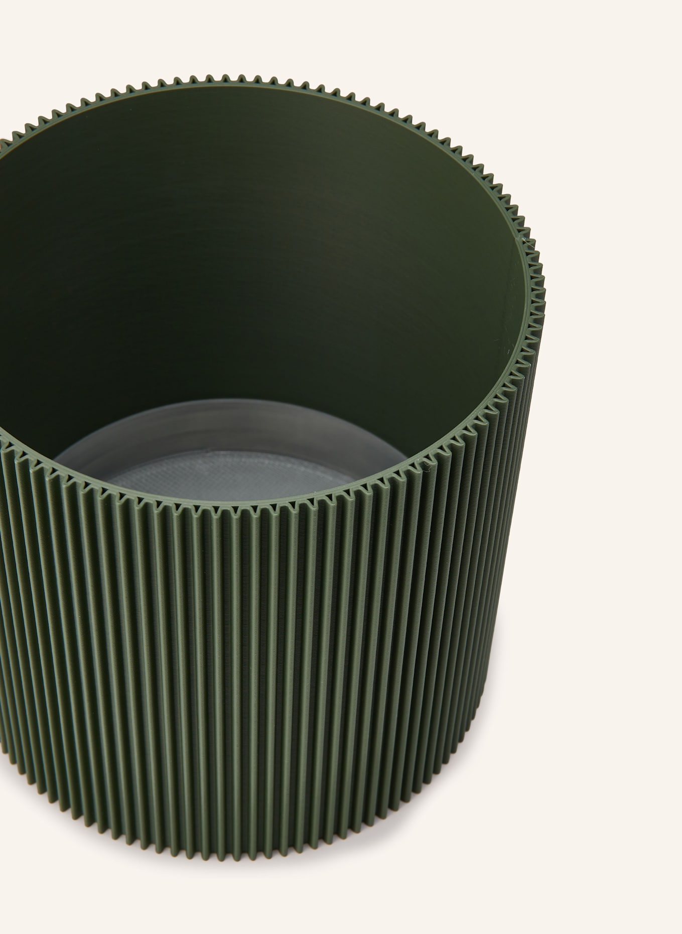 dennismaass Blumentopf GERADE SMALL: OLIV