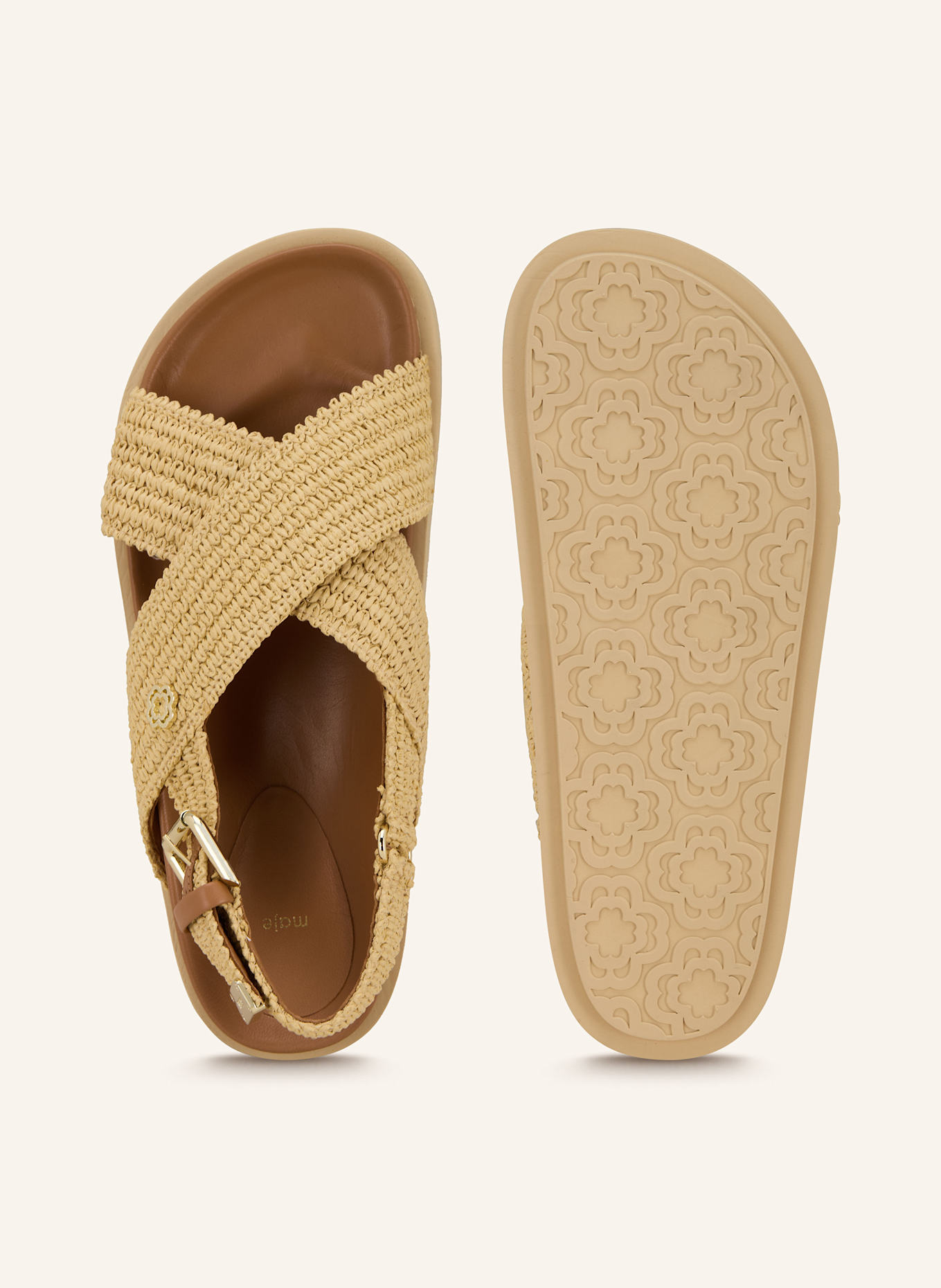 maje Sandalen: BEIGE