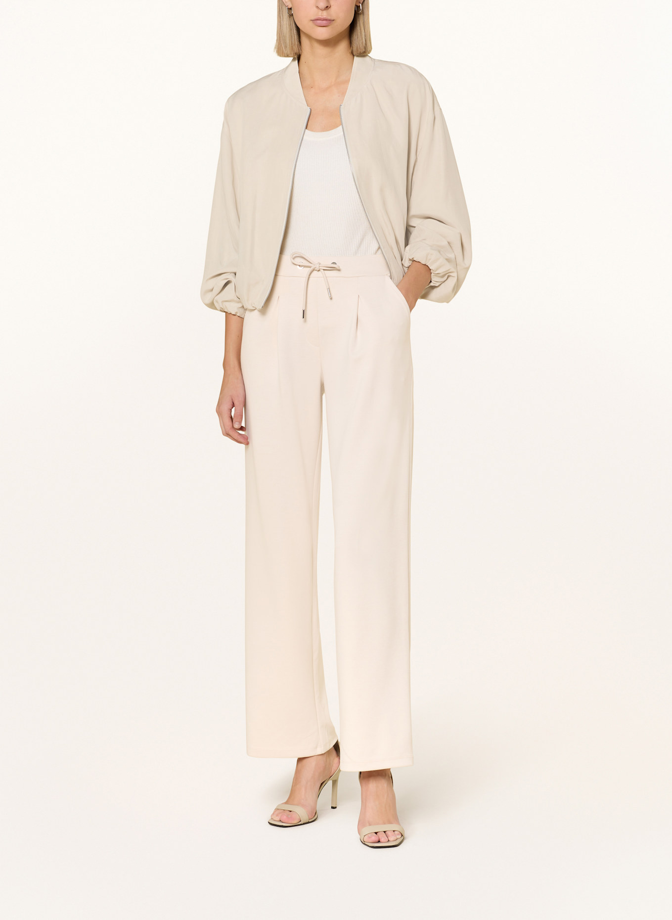 monari Jerseyhose im Jogging-Stil: CREME