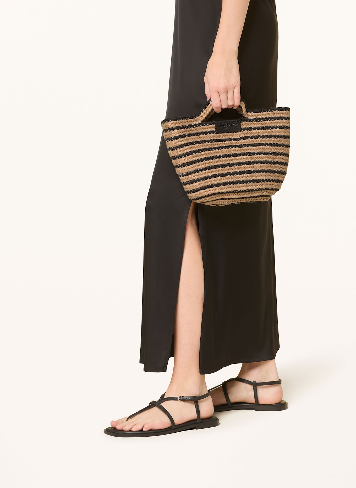 Marc O'Polo Crossbody bag SMALL: BEIGE / BLACK