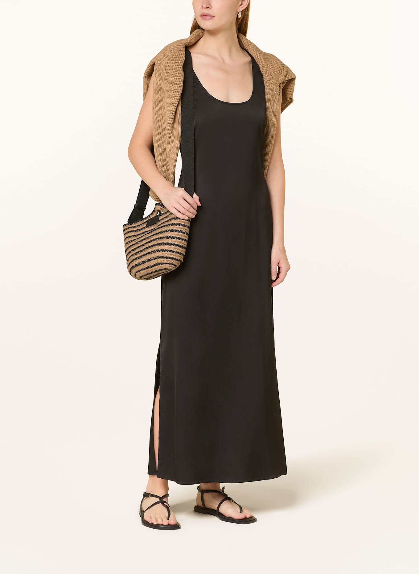 Marc O'Polo Crossbody bag SMALL: BEIGE / BLACK