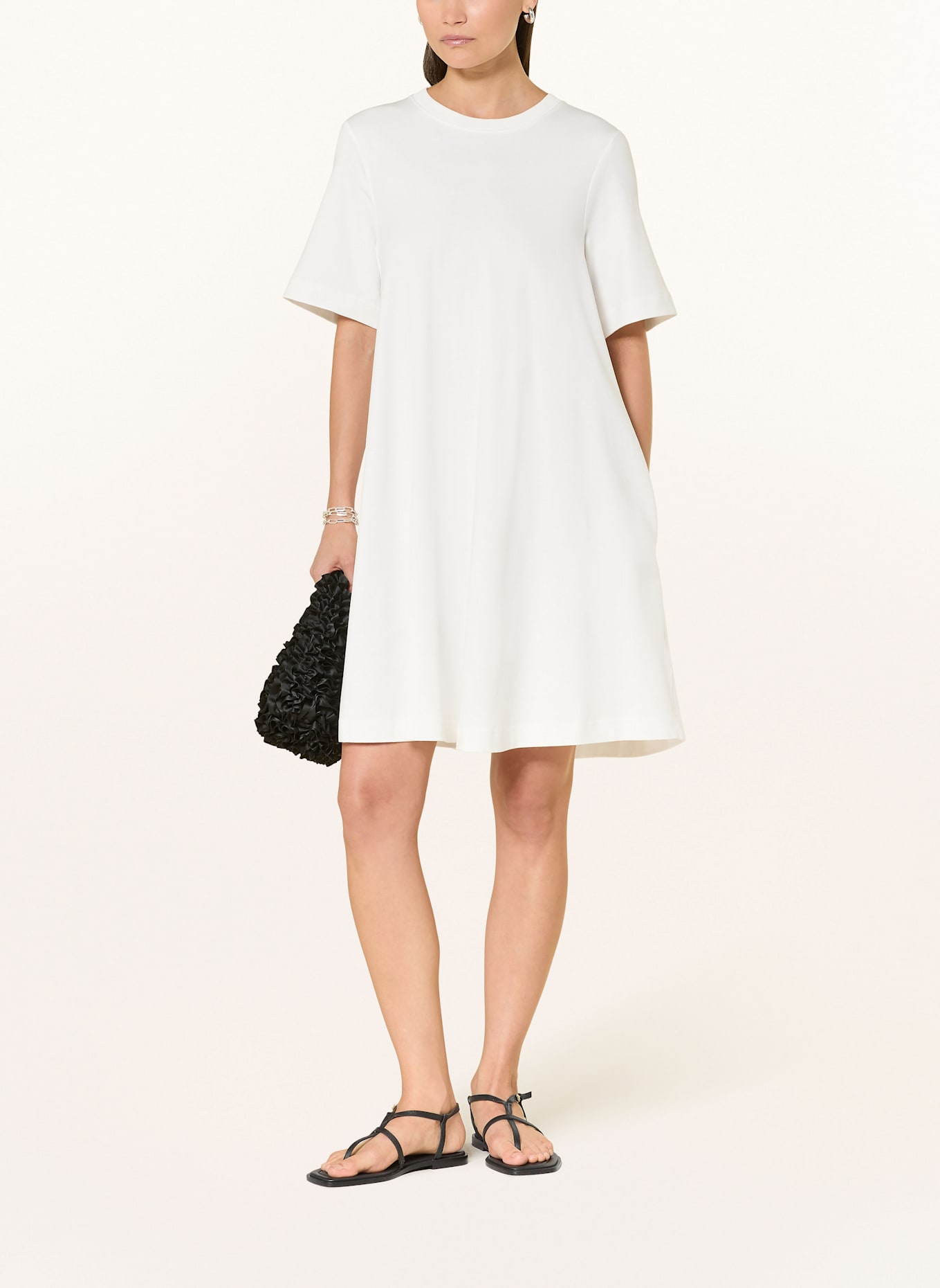 COS Jerseykleid: WEISS