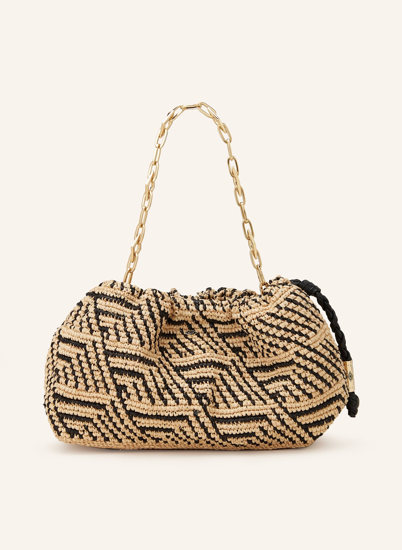 ba&sh Kabelka JUNE: SVĚTLE HNĚDÁ / ČERNÁ